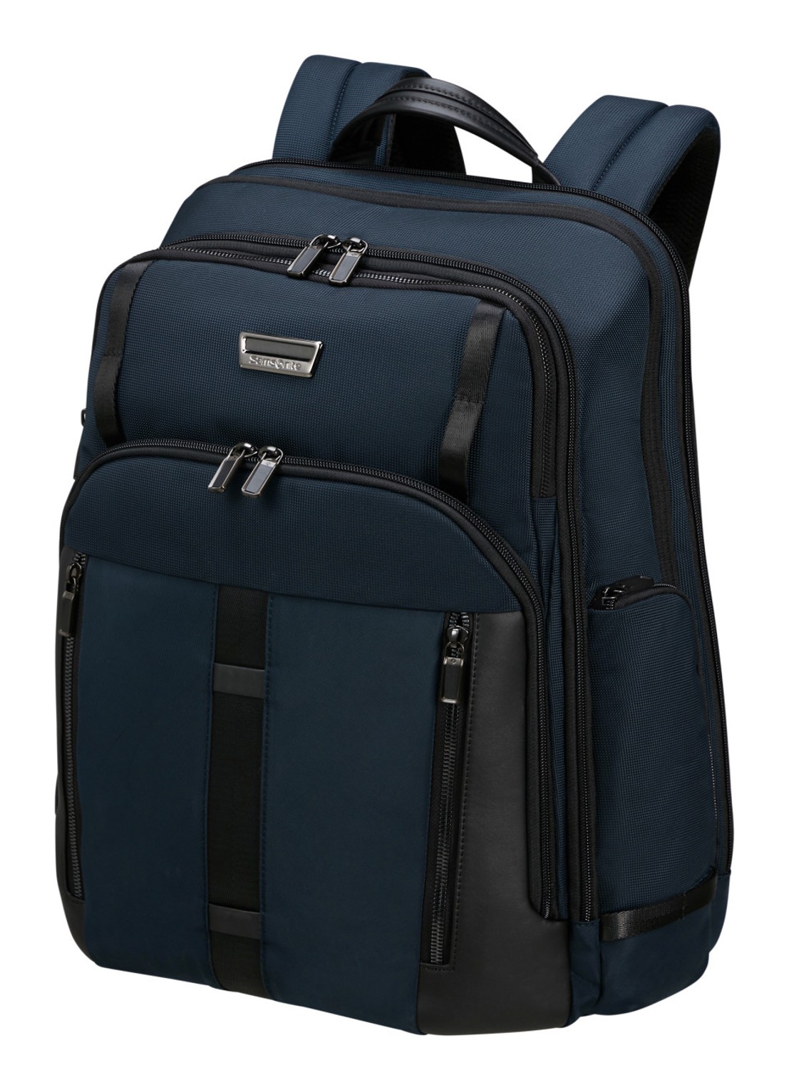 Samsonite Urban-Eye rugzak met 17,3 inch laptopvak - voorkant 4 blauw