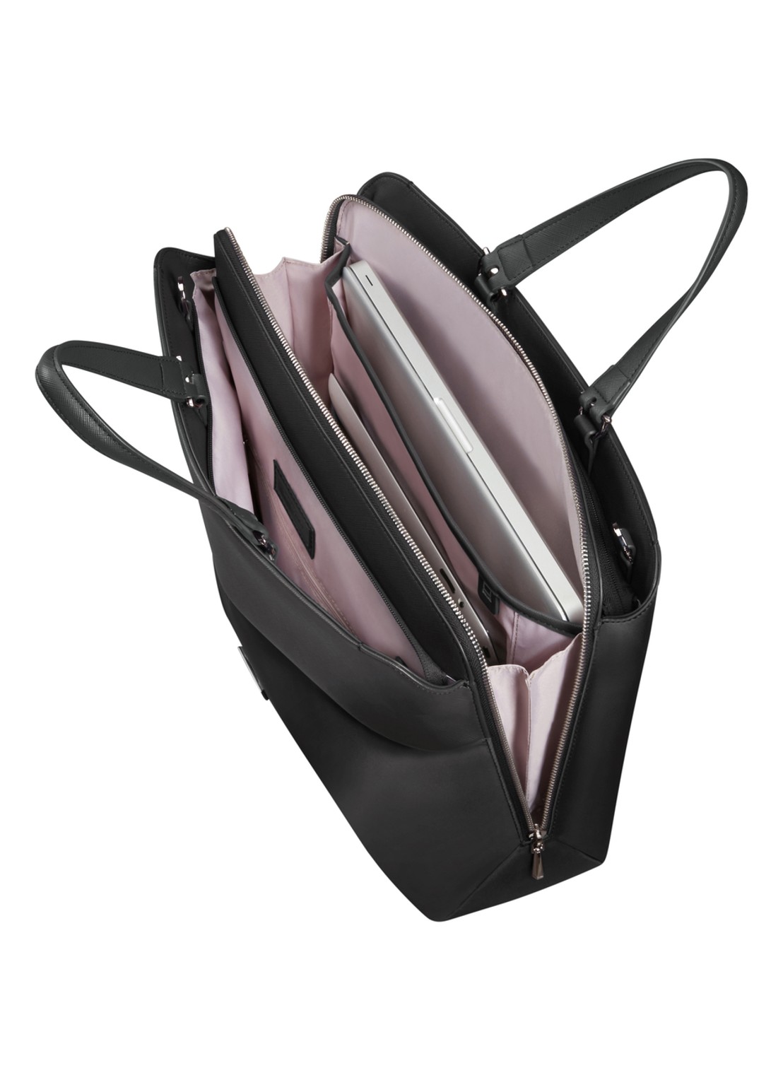 Samsonite Zalia 3.0 businesstas met 14 inch laptopvak - achterkant 4 zwart