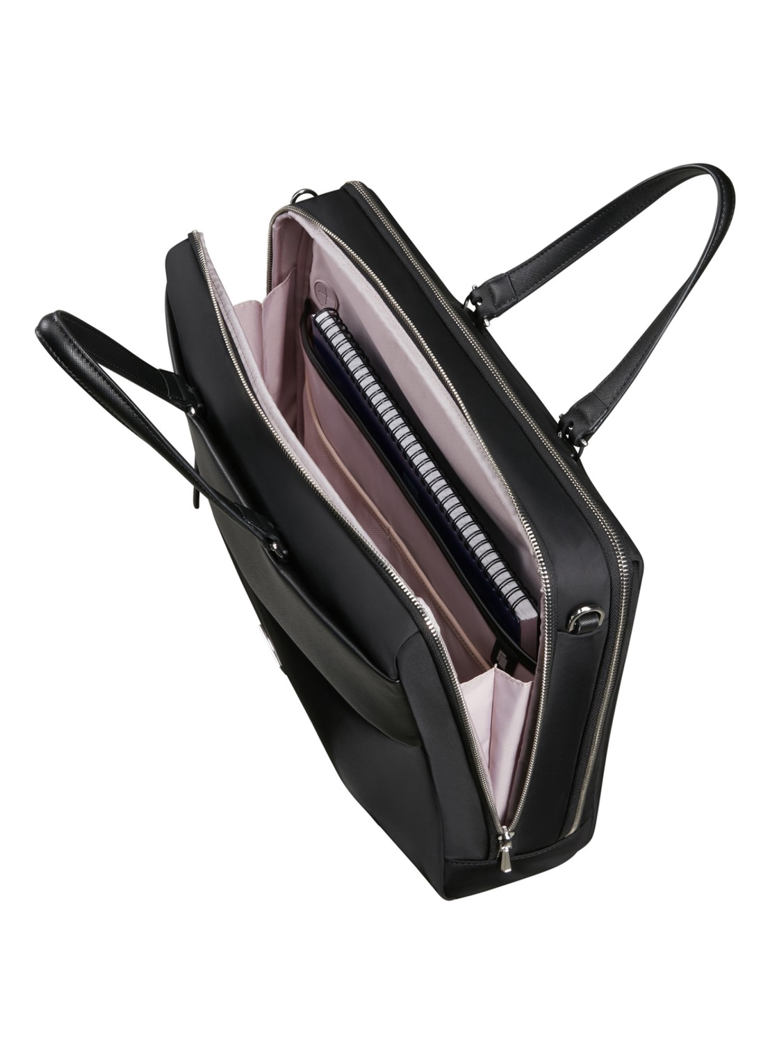 Samsonite Zalia 3.0 businesstas met 15,6 inch laptopvak - achterkant zwart