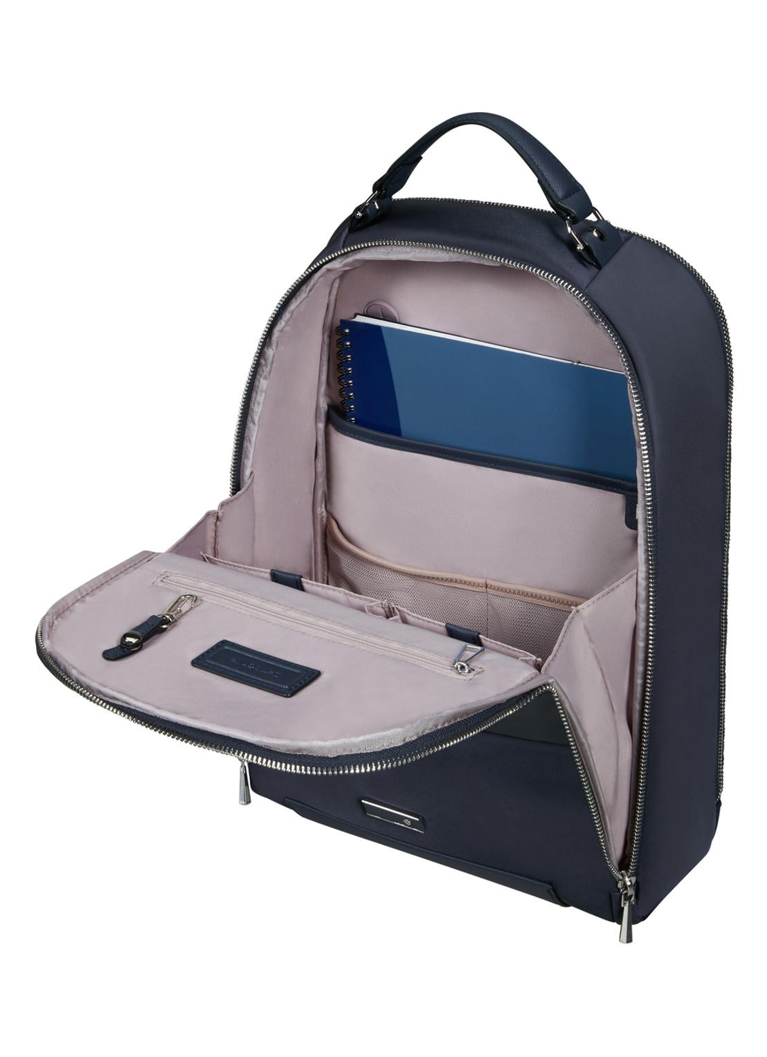 Samsonite Zalia 3.0 rugzak met 14.1 inch laptopvak - achterkant donkerblauw