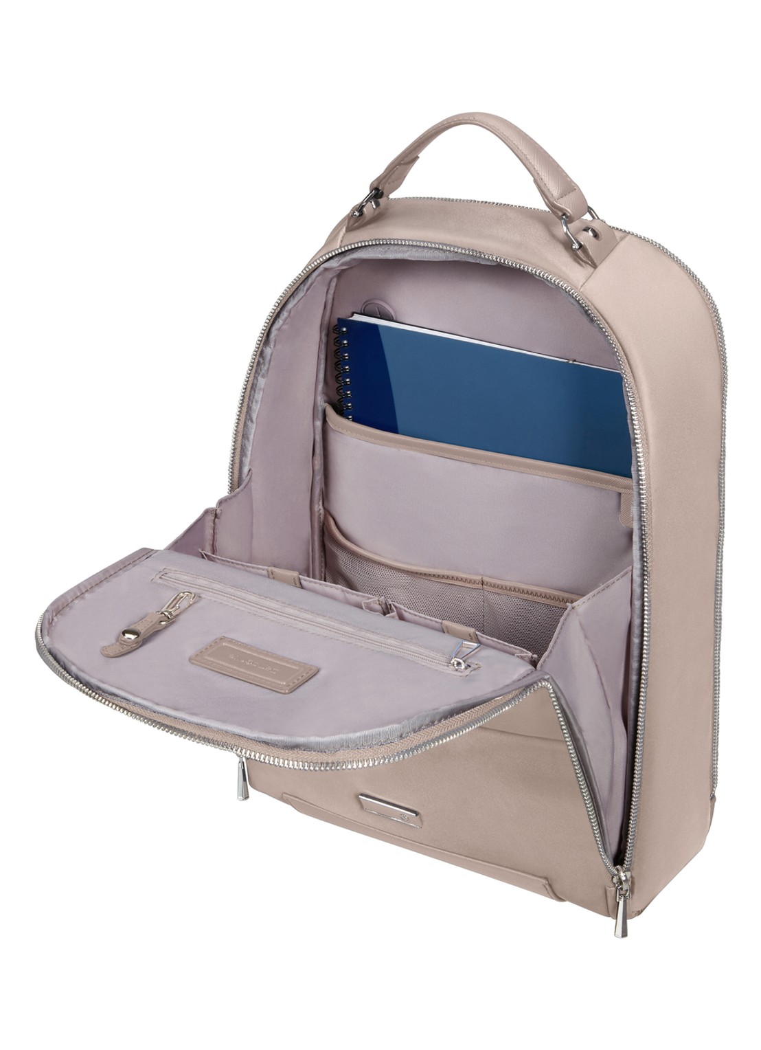 Samsonite Zalia 3.0 rugzak met 14 inch laptopvak - achterkant 4 oudroze