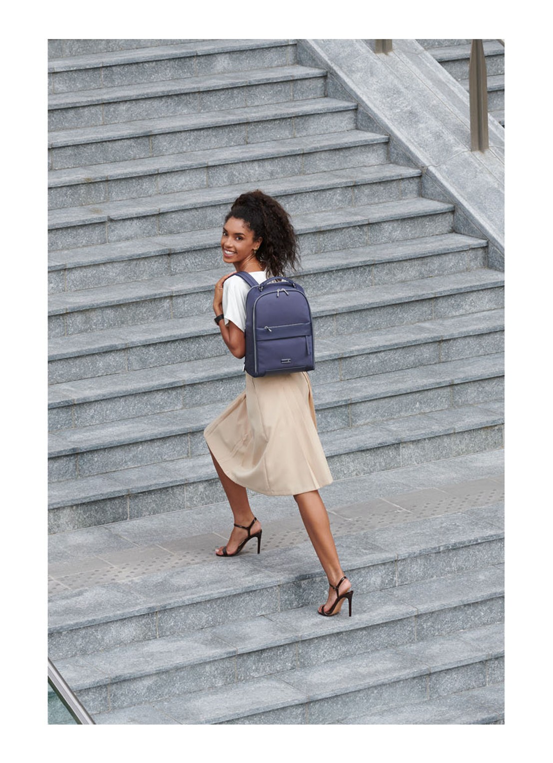 Samsonite Zalia 3.0 rugzak met 15 inch laptopvak - detail 5 donkerblauw