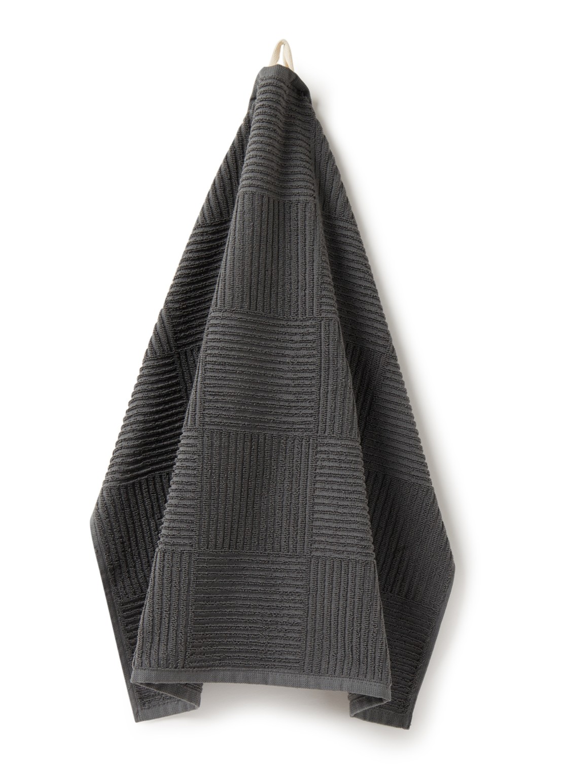 Sander Adam keukendoek 50 x 50 cm - voorkant 2 donkergrijs