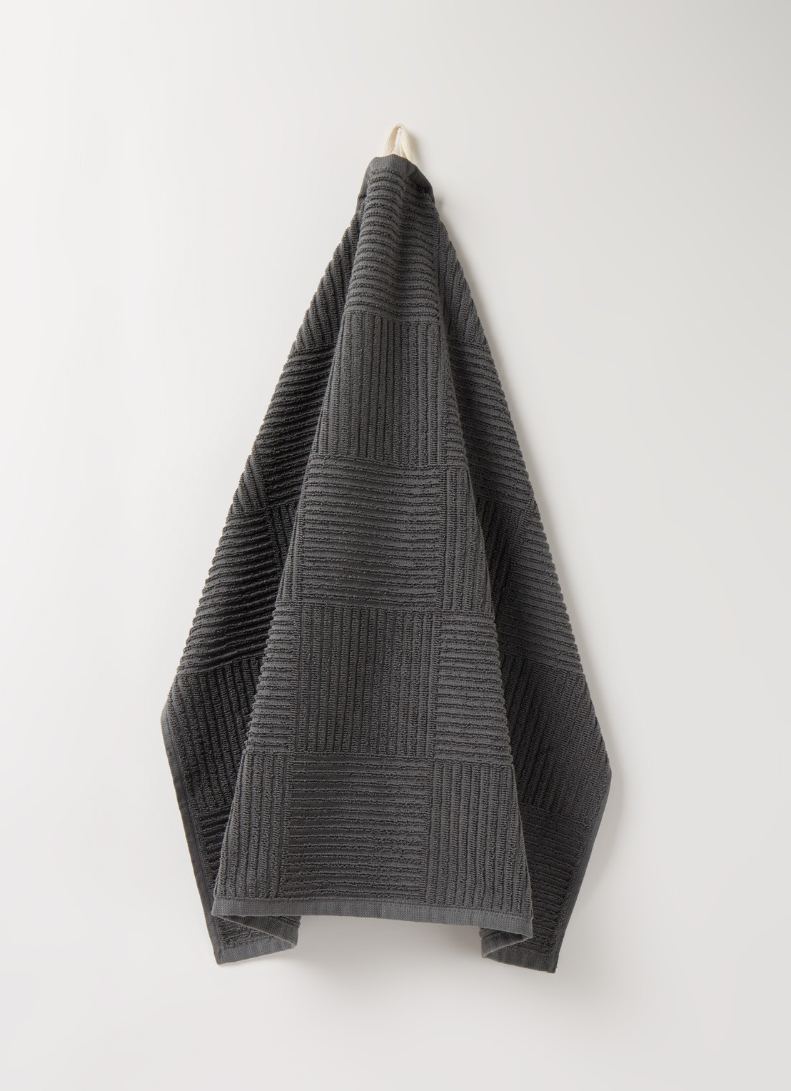 Sander Adam keukendoek 50 x 50 cm - voorkant 3 donkergrijs