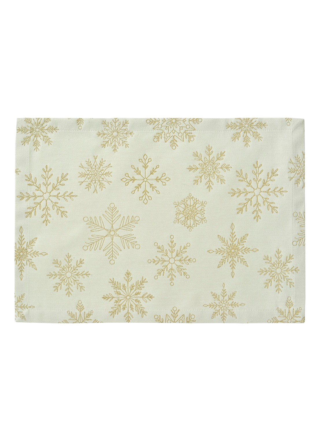 Sander Cristallo Luce tafelkleed 250 x 150 cm - voorkant gebroken wit