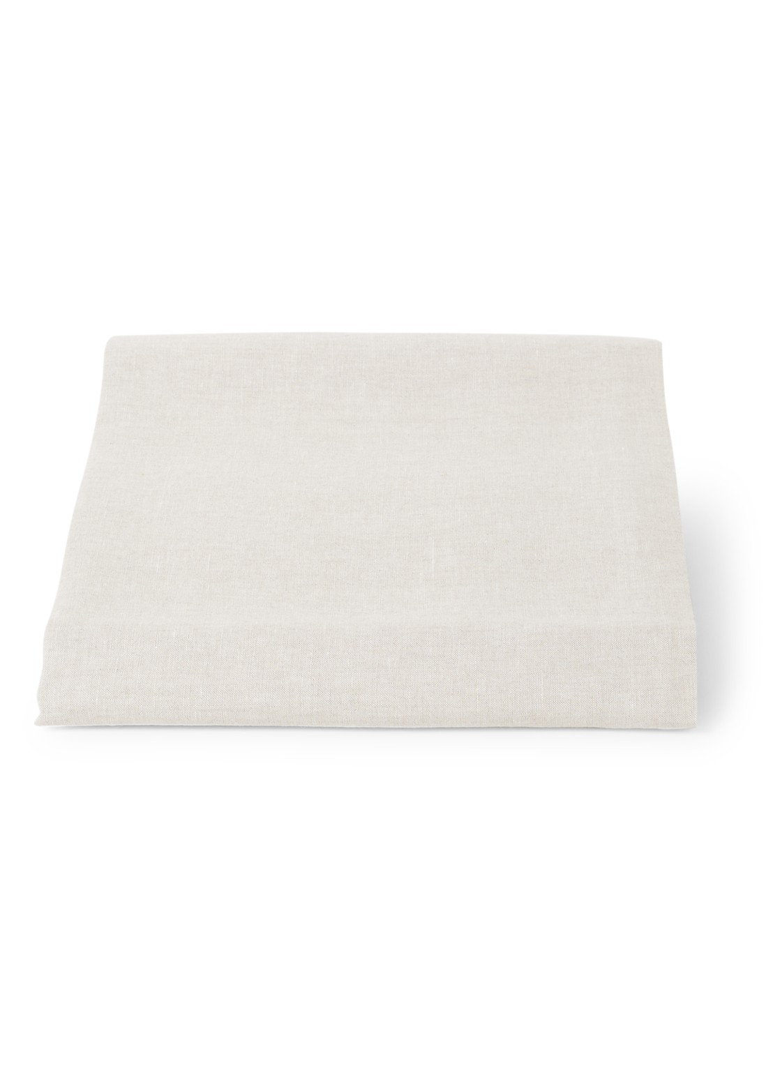 Sander Linnen tafelkleed 135 x 170 cm - voorkant beige