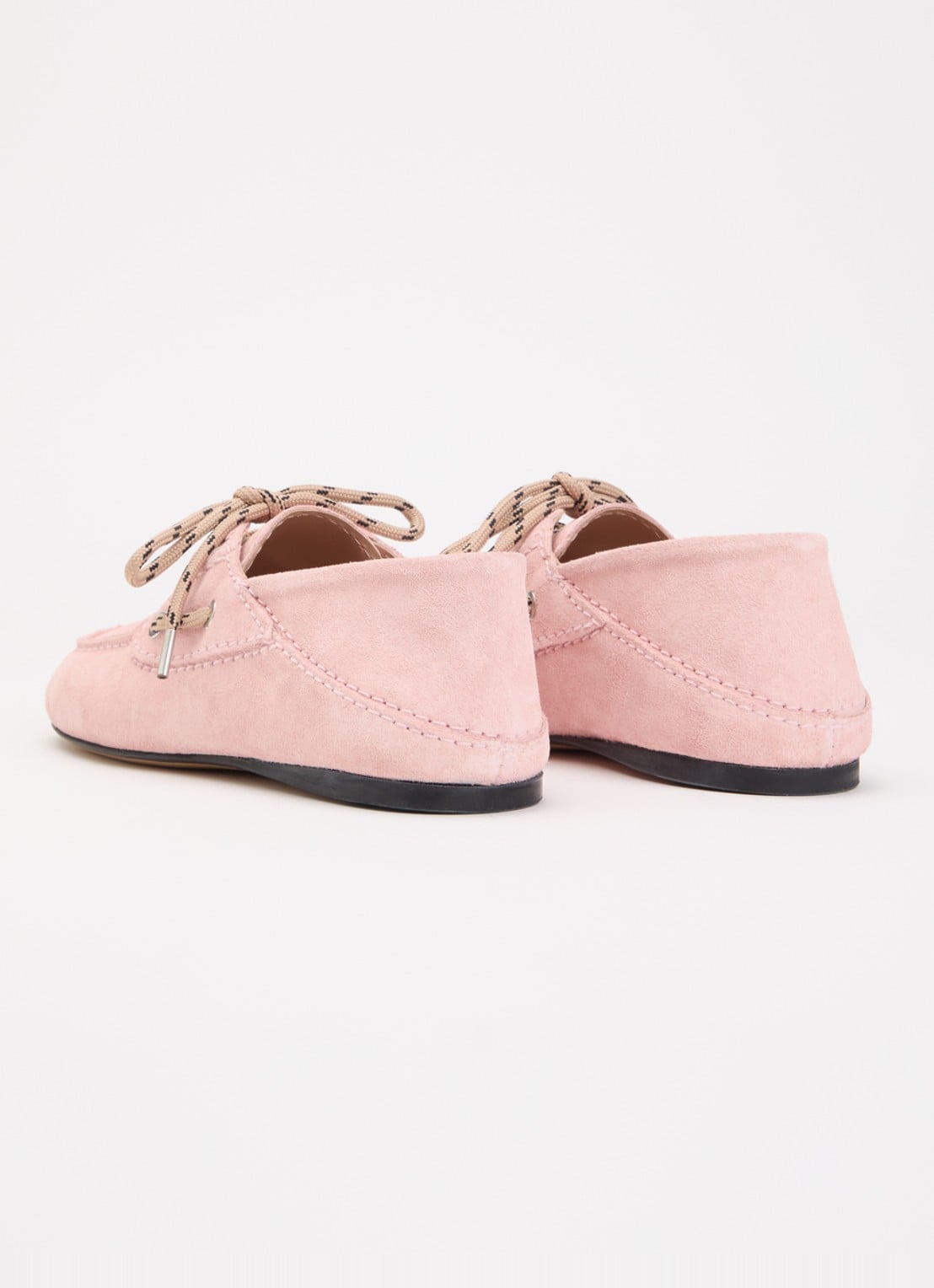Sandro Bootschoen van suède - achterkant 4 roze