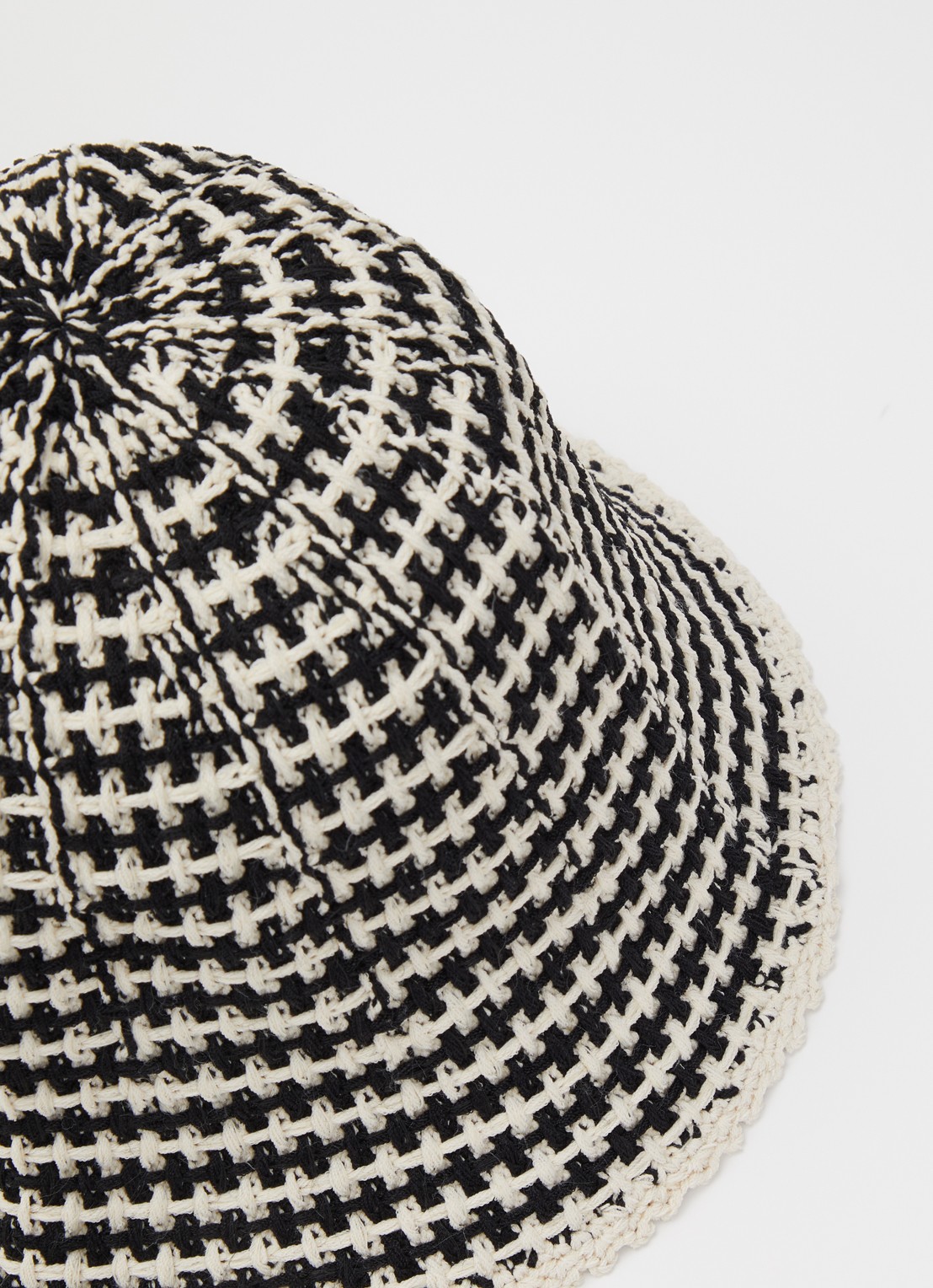 Sandro Bucket hoed met logo - detail 2 creme