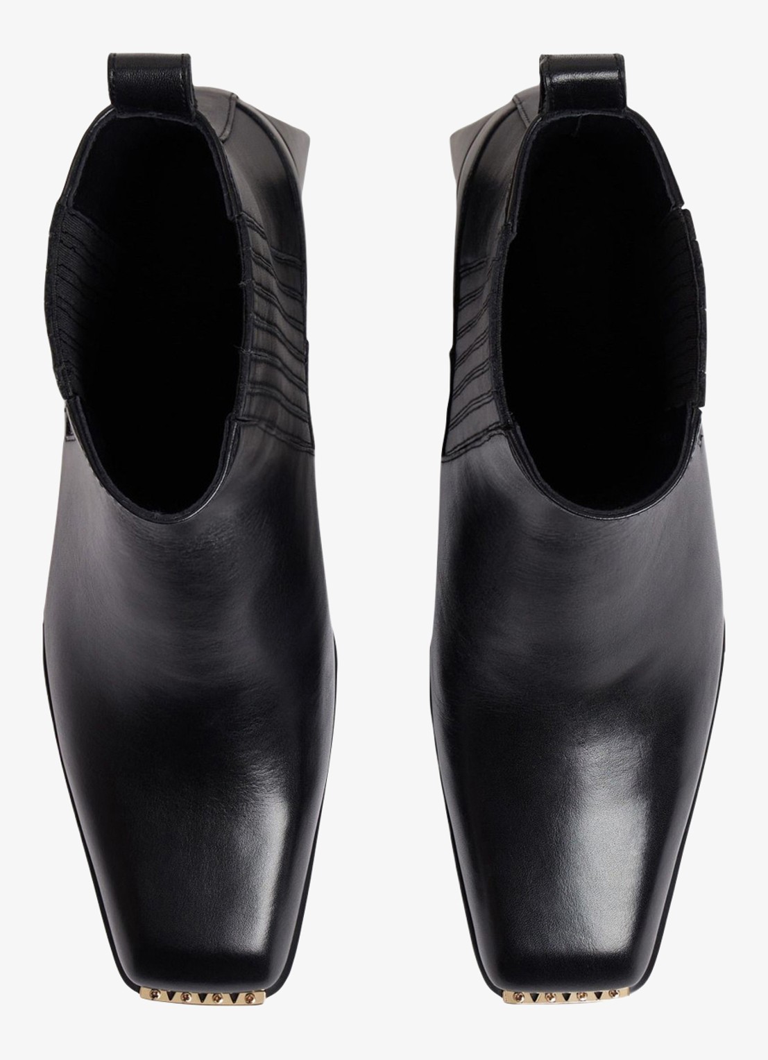 Sandro Chelsea boot van kalfsleer - detail 3 black / zwart