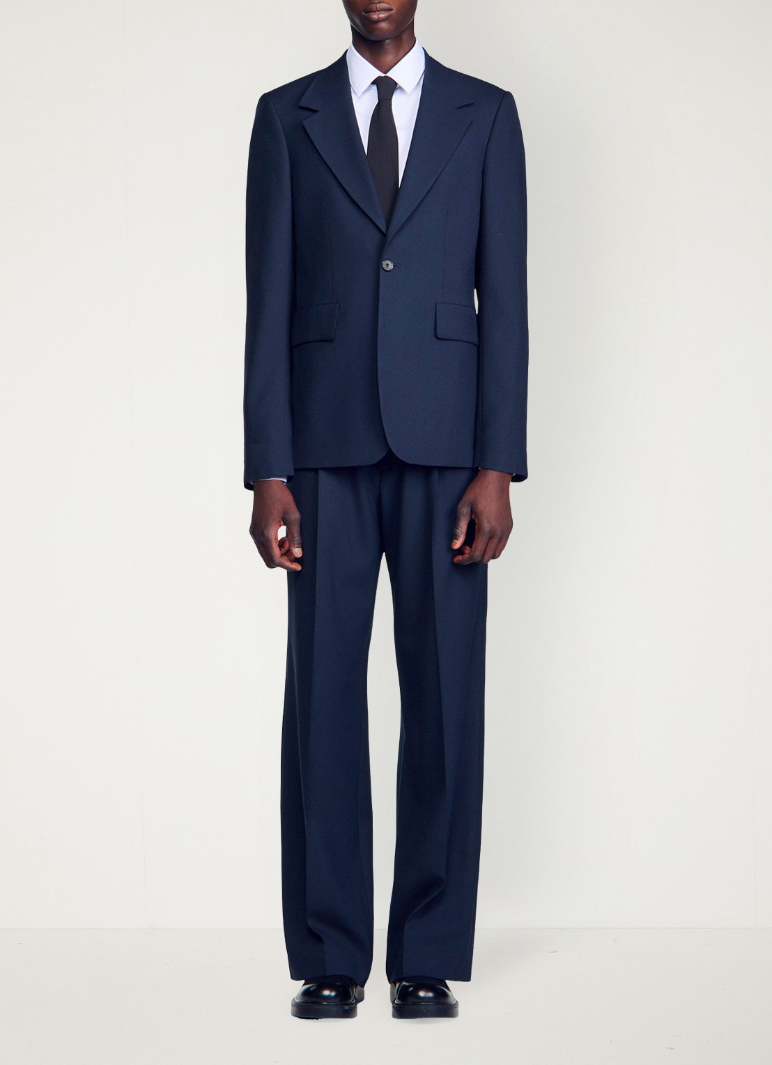 Sandro Colbert van wol - voorkant 2 midnight blue / blauw