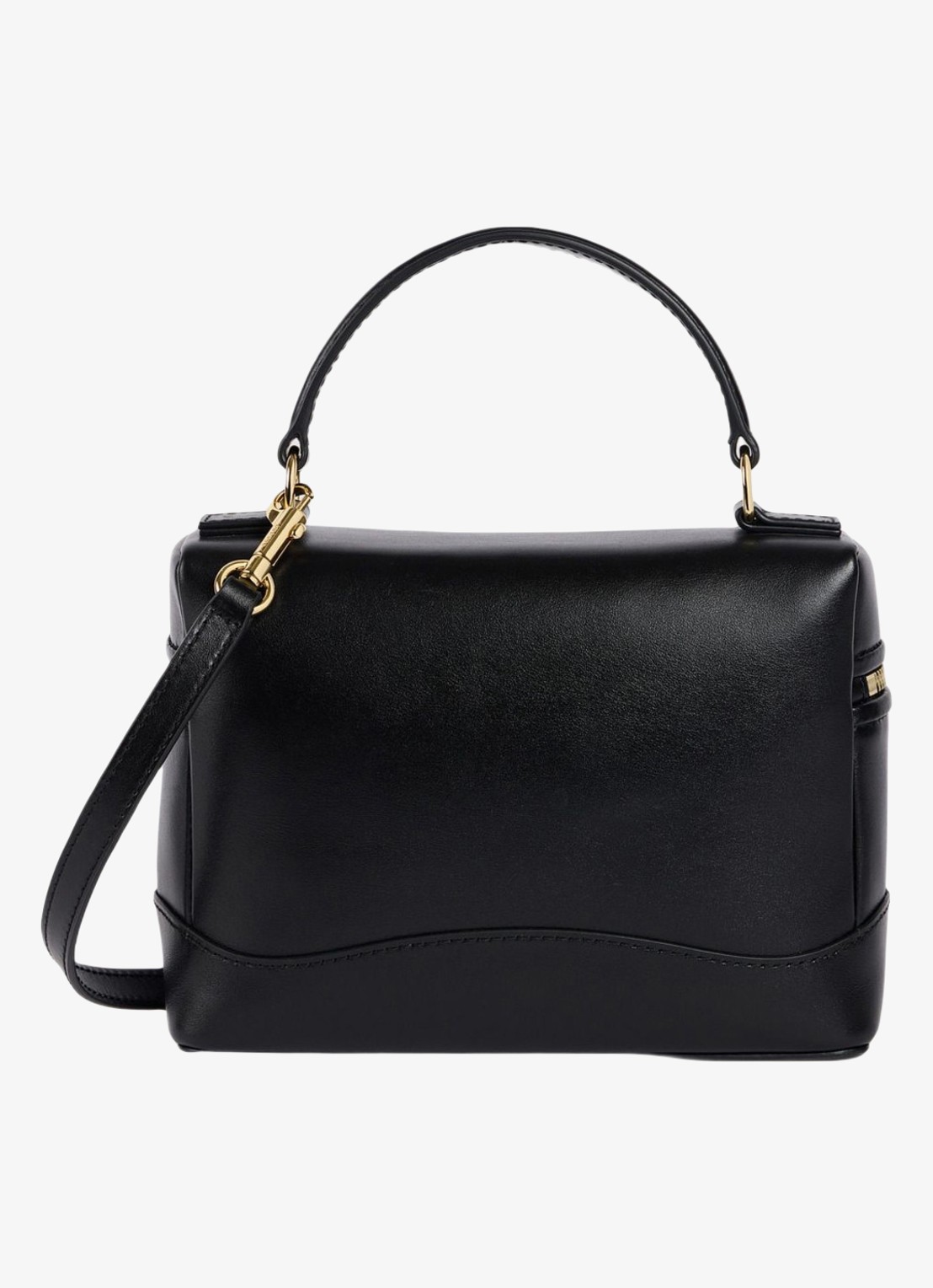 Sandro Crossbody van leer - achterkant 5 zwart