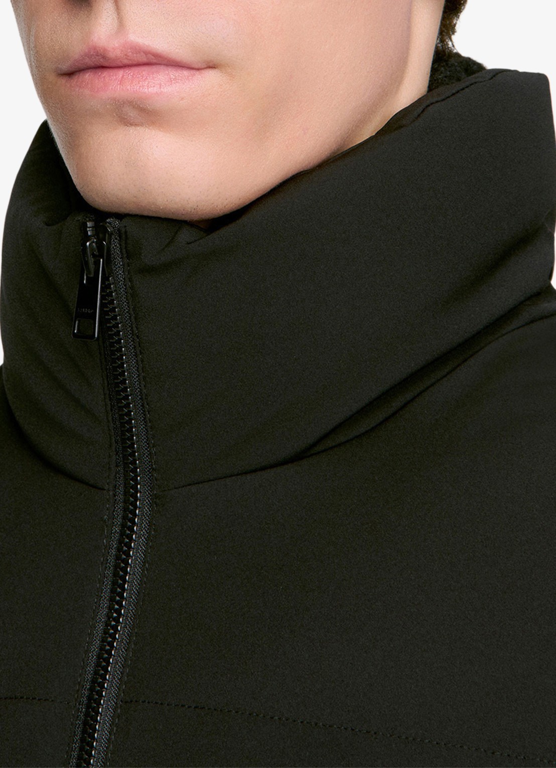 Sandro Gewatteerde bodywarmer met steekzakken - detail 2 zwart