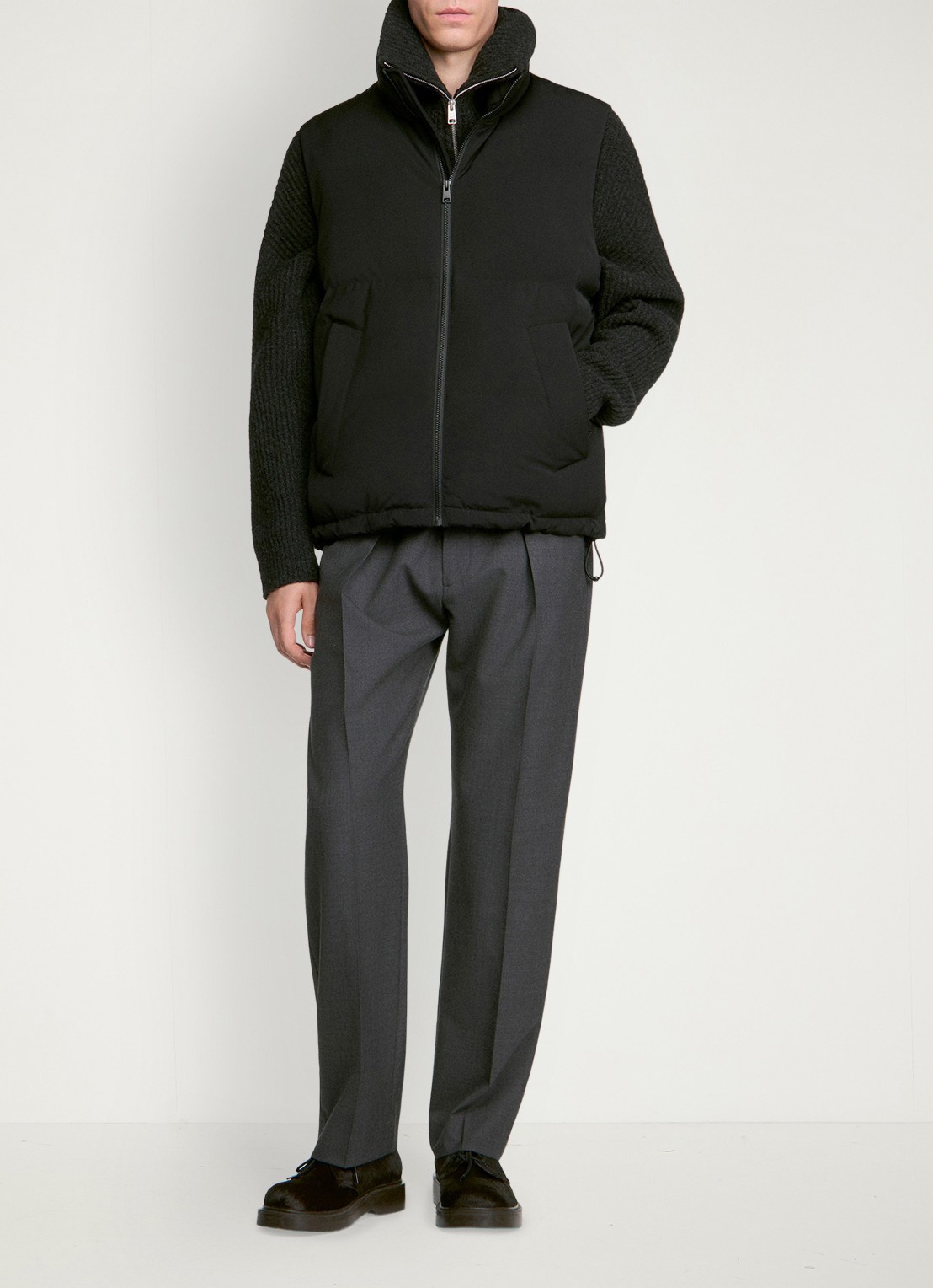 Sandro Gewatteerde bodywarmer met steekzakken - detail 3 zwart