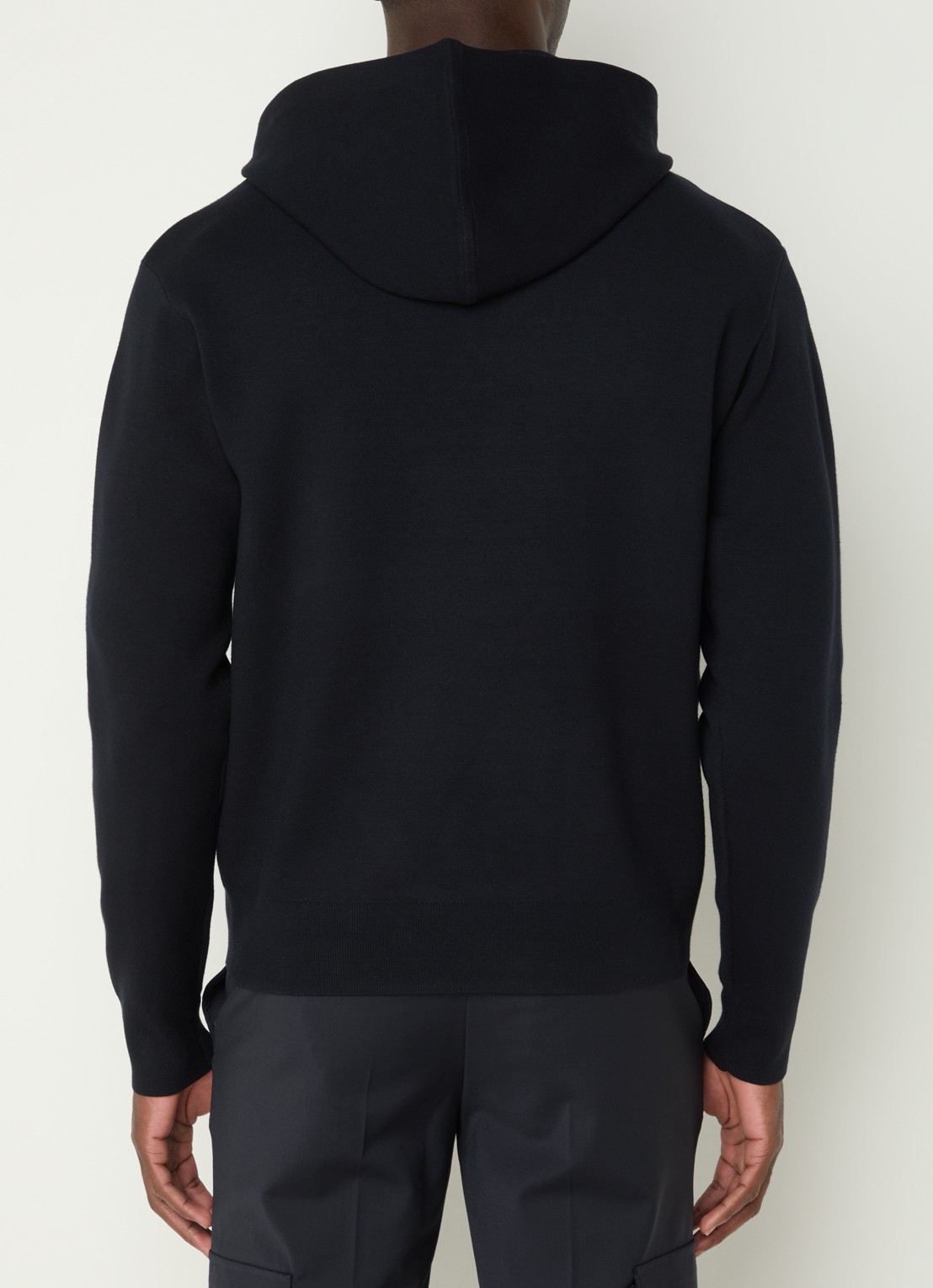 Sandro Hoodie met kangoeroezak - achterkant 3 zwart
