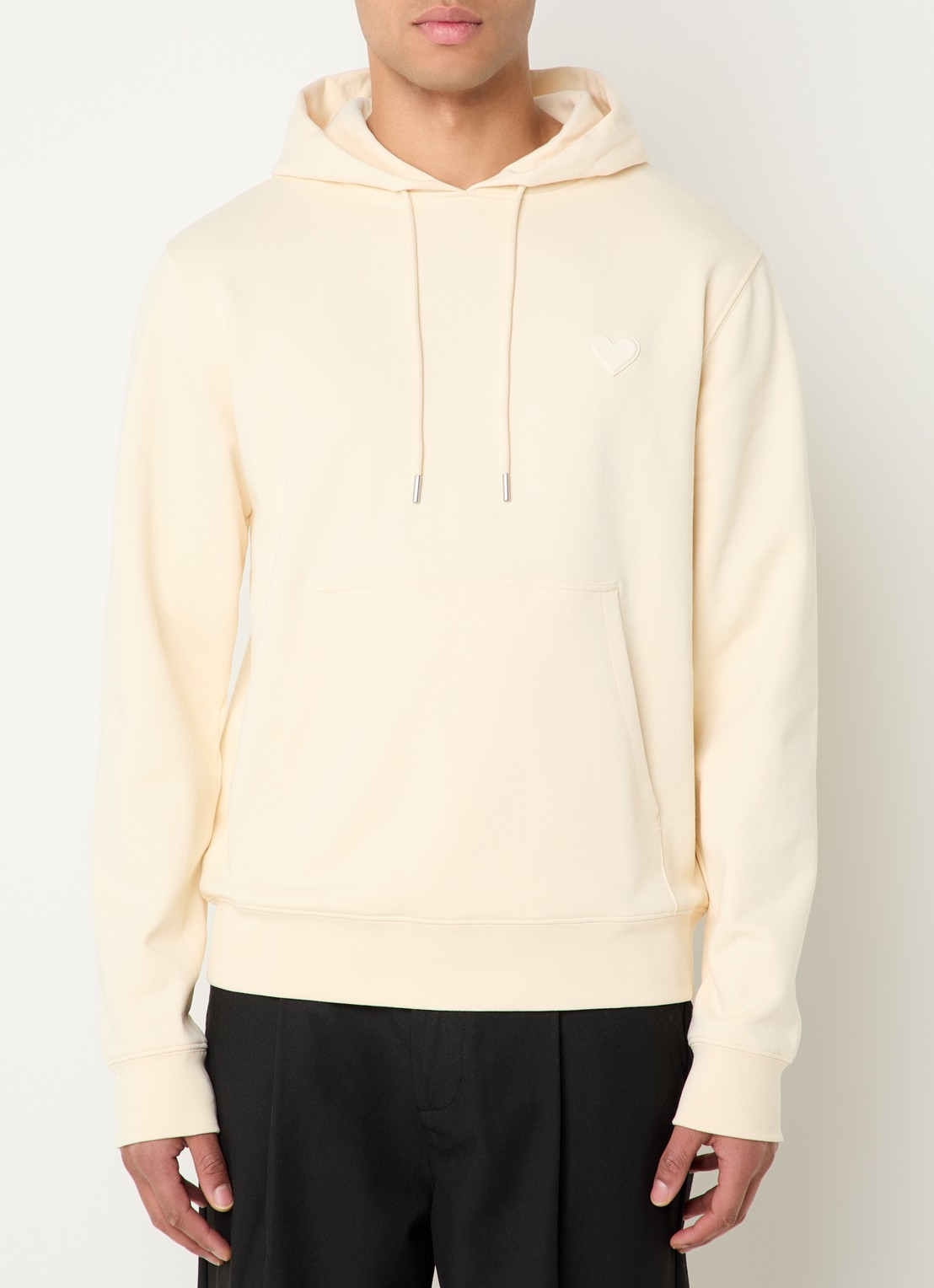 Sandro Hoodie met logo - detail 4 creme