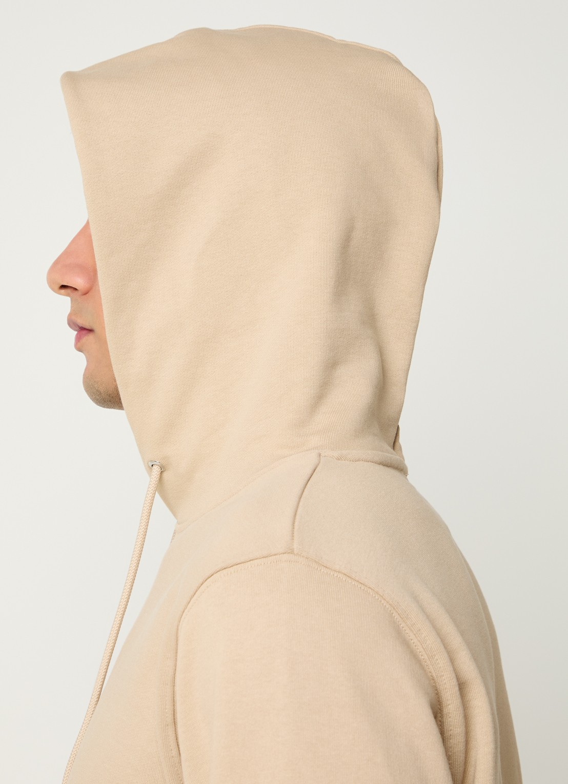 Sandro Hoodie met trekkoord - detail 5 beige