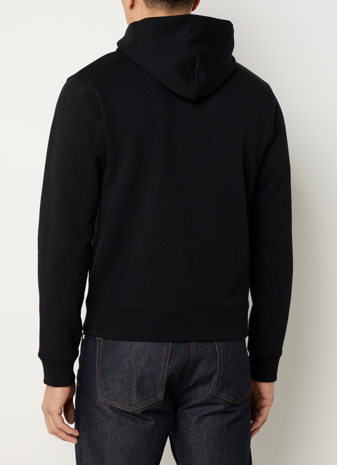Sandro Hoodie met trekkoord - achterkant zwart