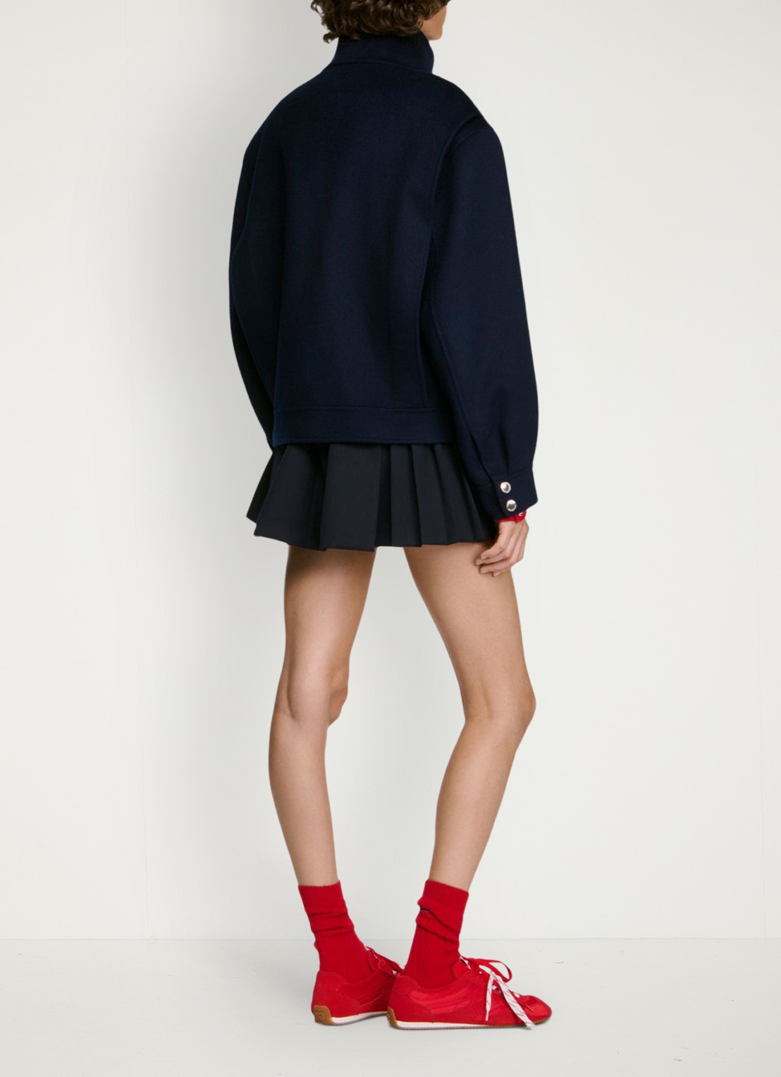 Sandro Jack met klepzakken - achterkant blauw