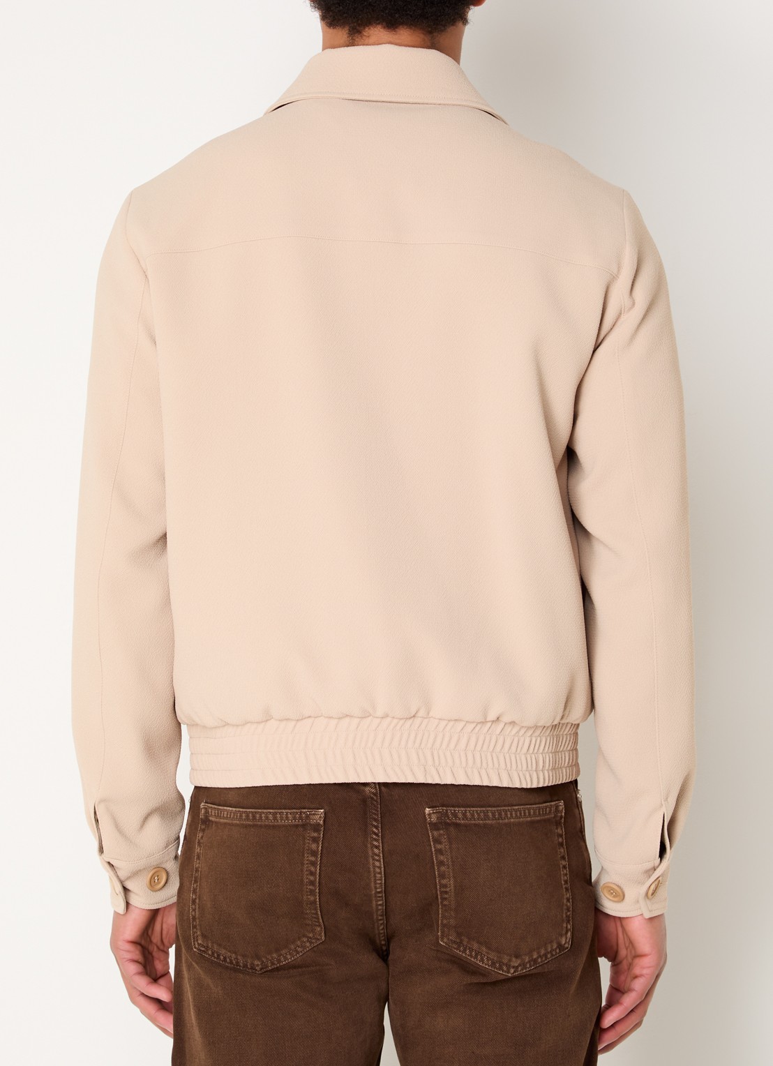 Sandro Jack met klepzakken - achterkant beige