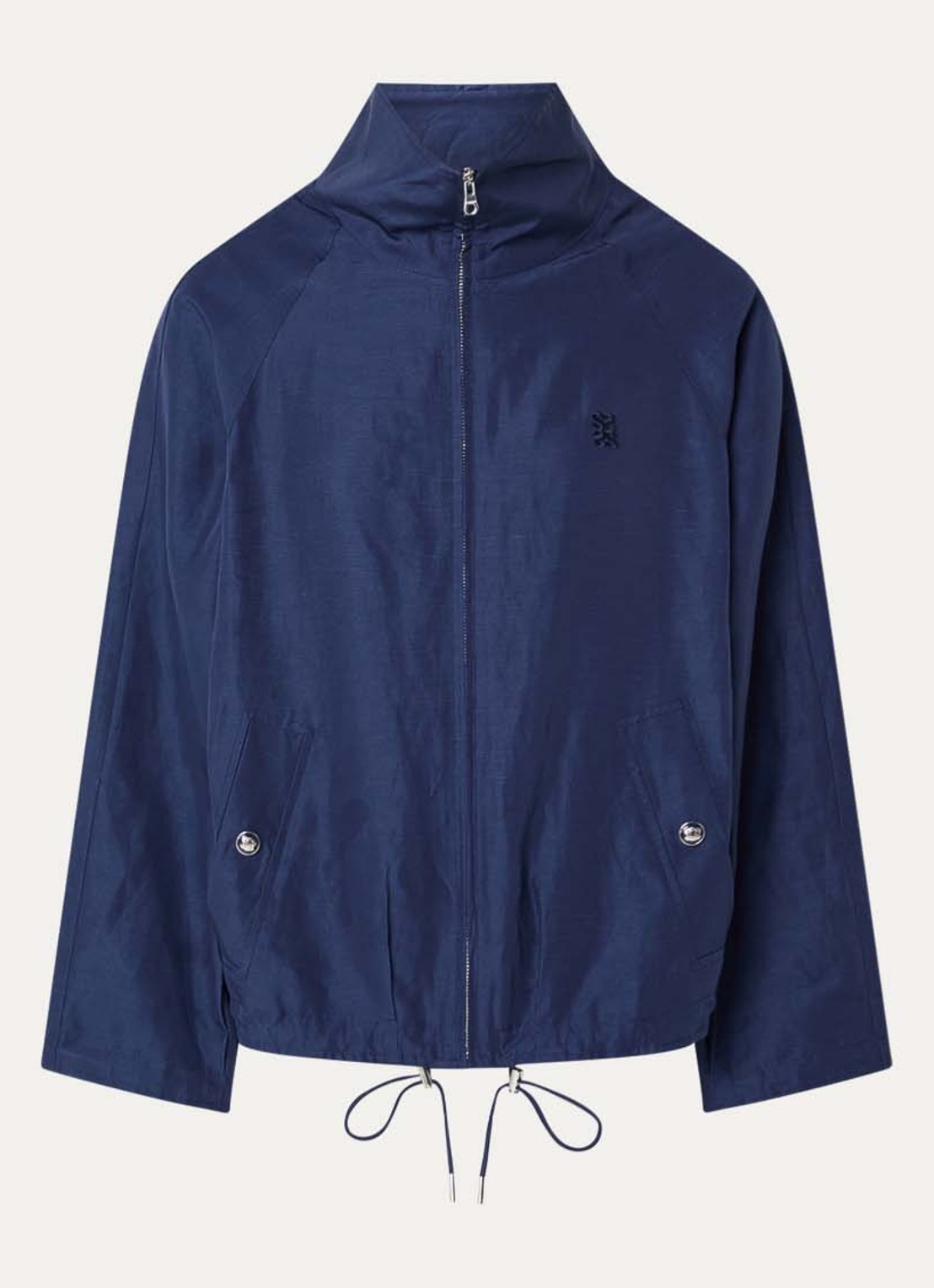 Sandro Jack met logo en steekzakken - voorkant donkerblauw