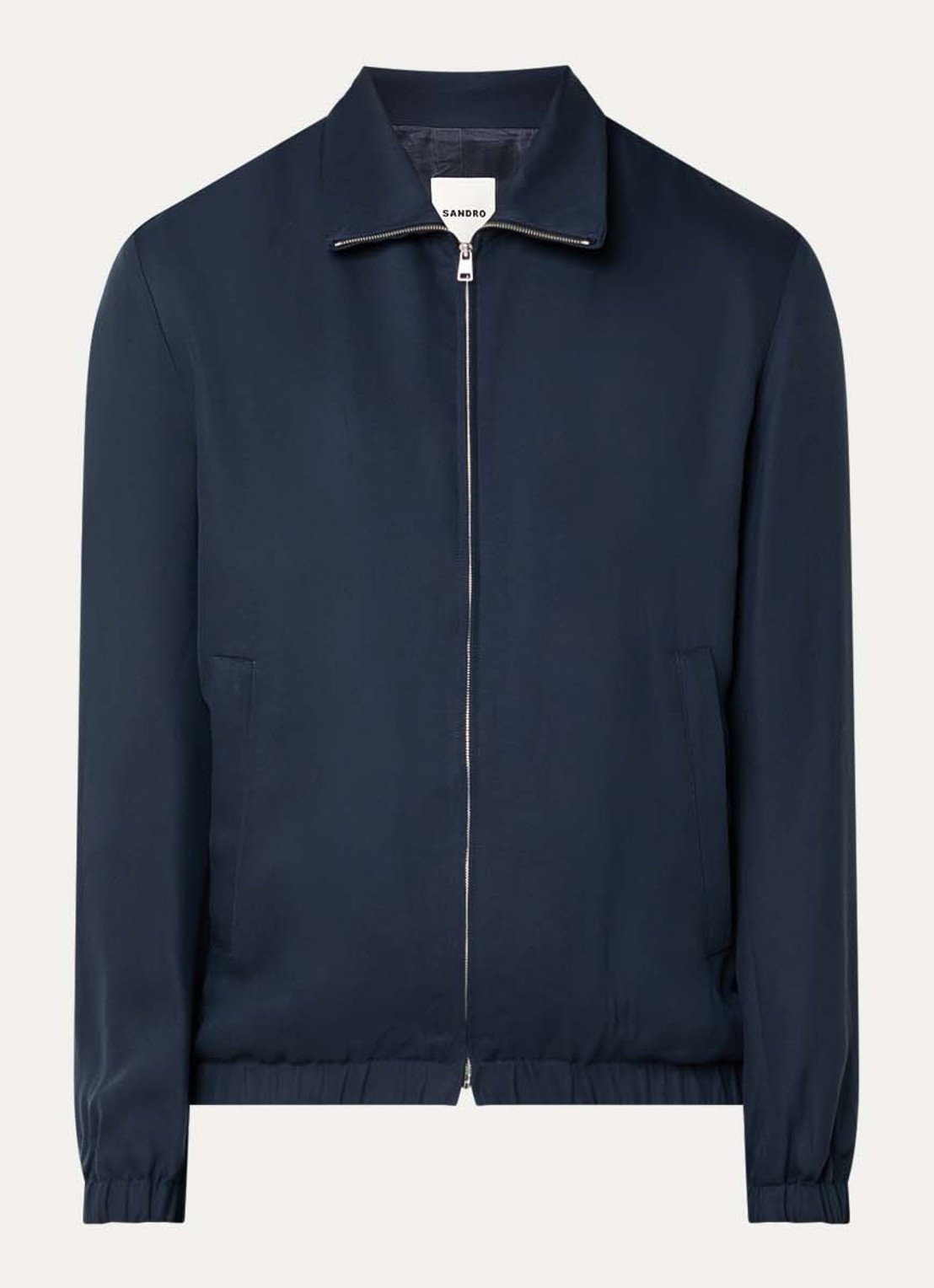Sandro Jack met steekzakken - voorkant donkerblauw