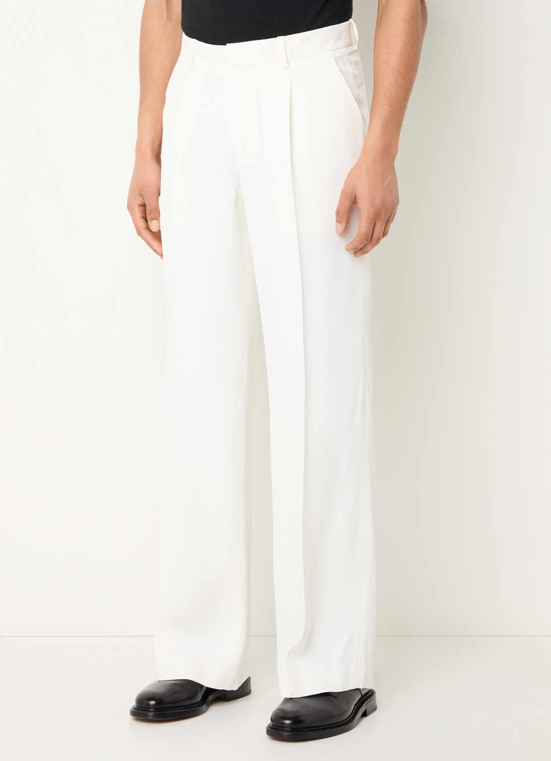 Sandro Loose fit pantalon met steekzakken - detail 4 wit