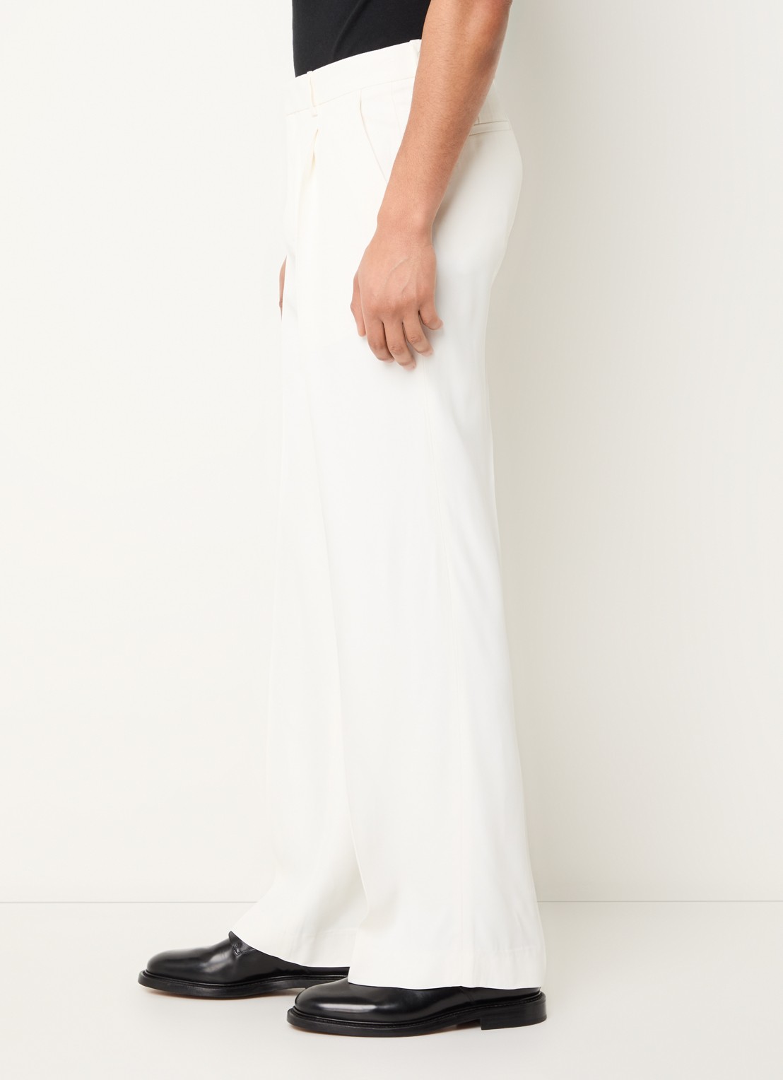 Sandro Loose fit pantalon met steekzakken - detail 5 wit