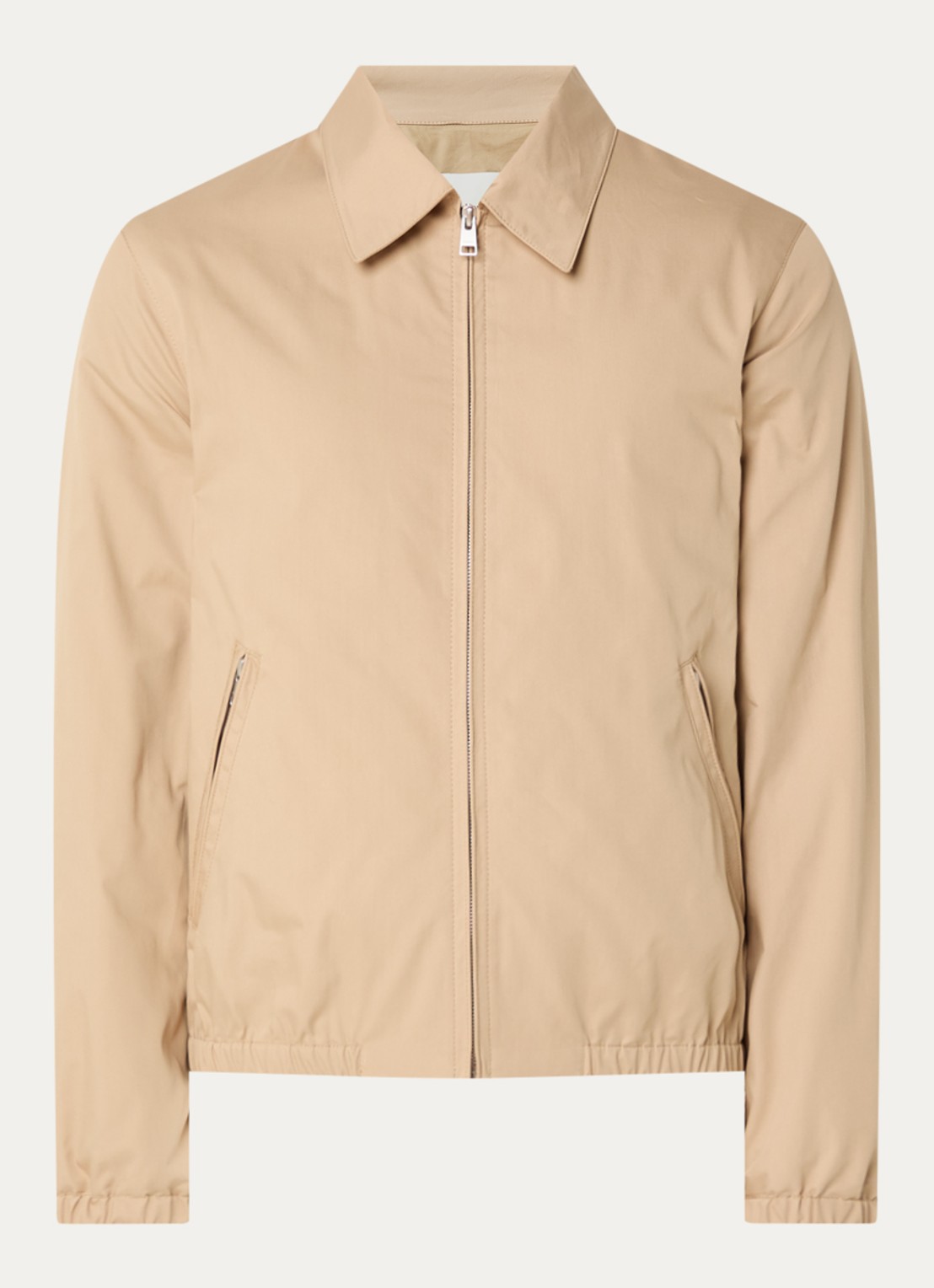 Sandro Overshirt met ritszakken - voorkant 3 zand