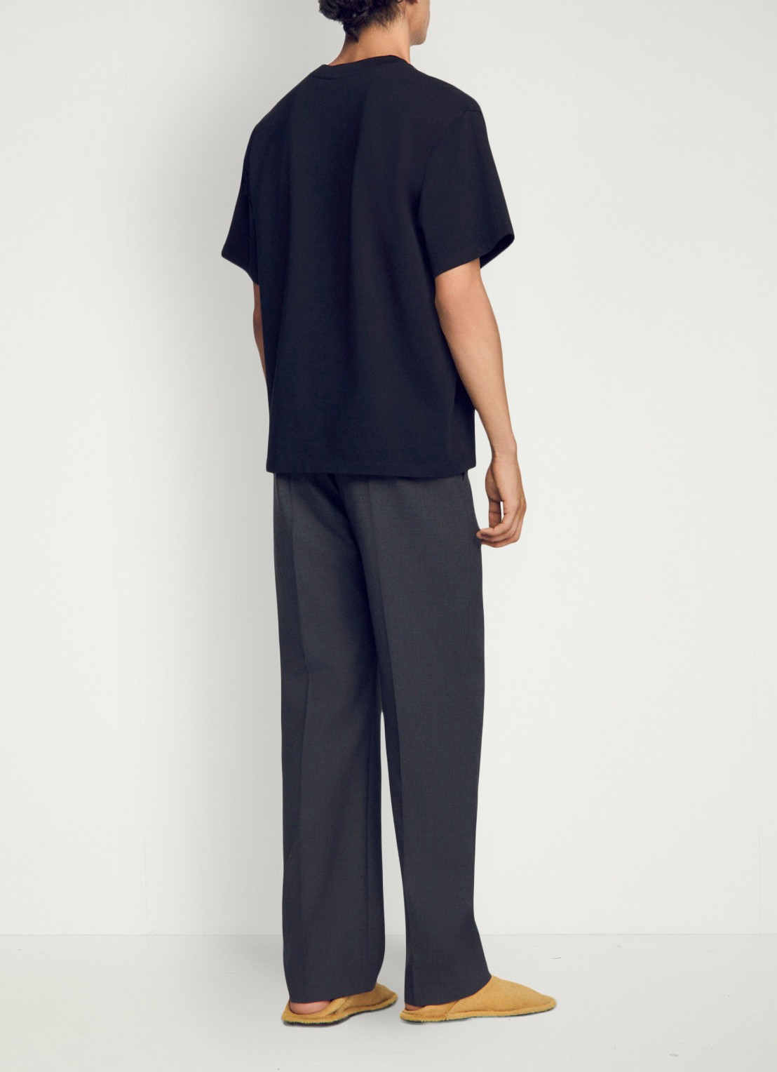Sandro Oversized T-shirt met ronde hals - achterkant 6 zwart