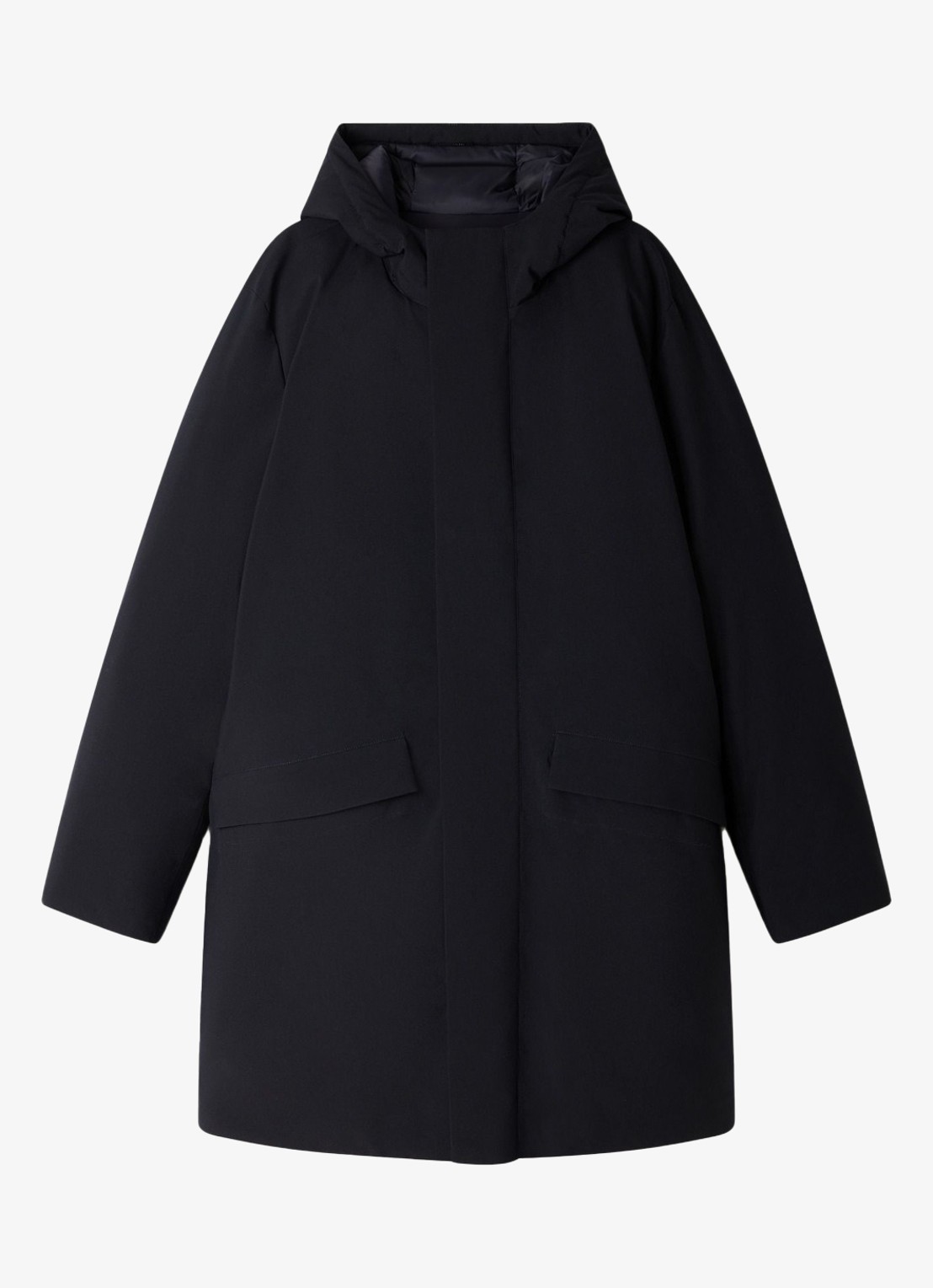 Sandro Parka met klepzakken - voorkant 2 zwart