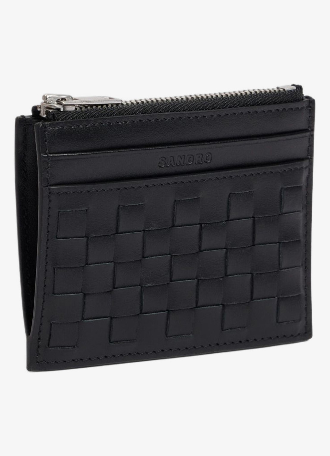 Sandro Pasjeshouder met logo - detail black / zwart