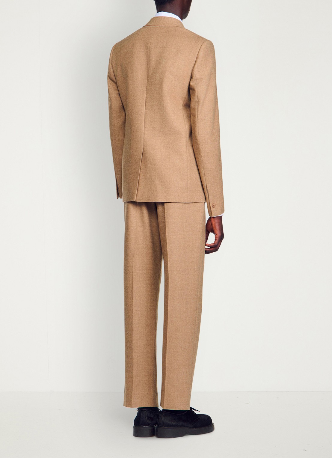 Sandro Regular fit colbert met klepzakken - achterkant 7 beige