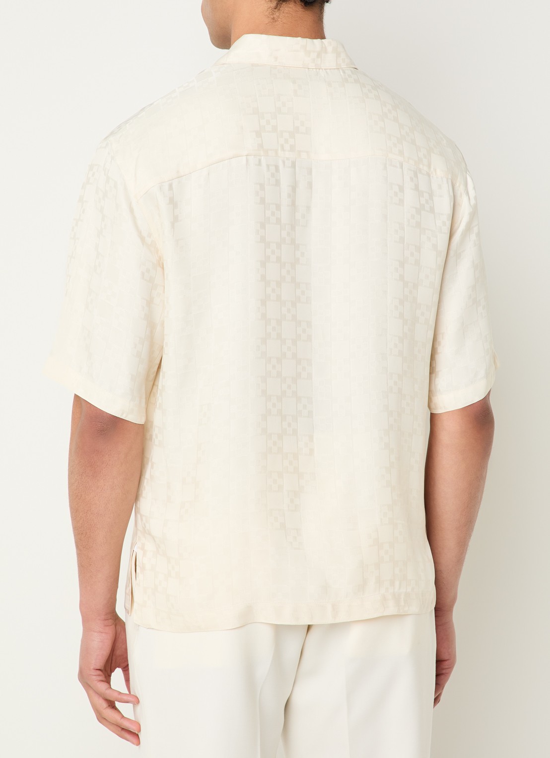 Sandro Regular fit overhemd met print - achterkant creme