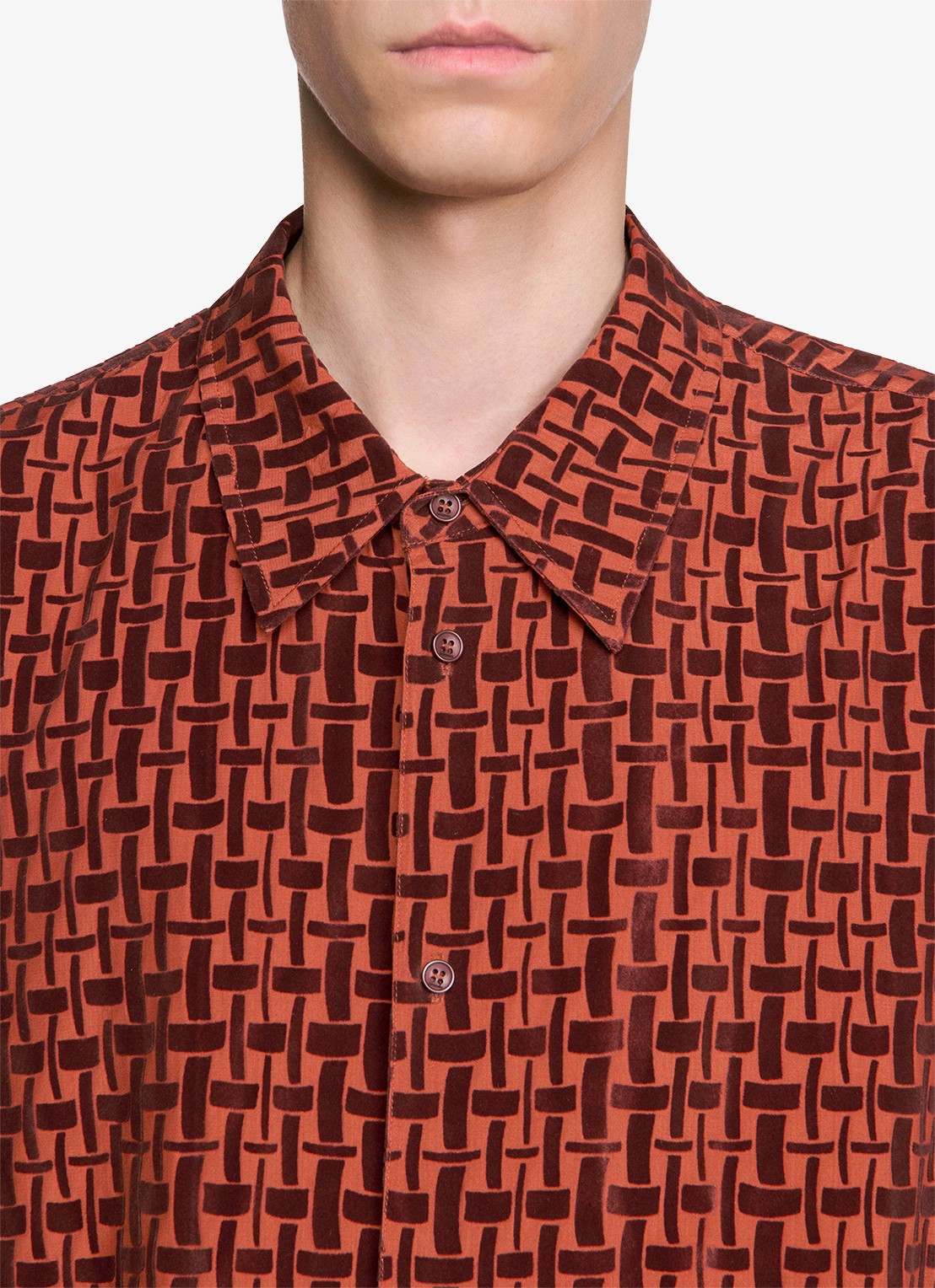Sandro Regular fit overhemd met print - detail 2 rood