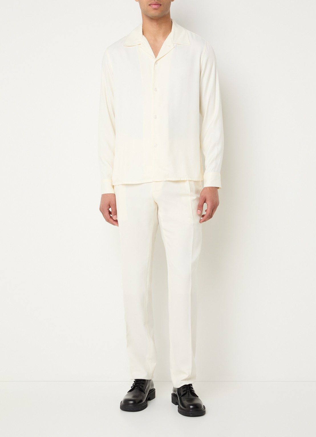 Sandro Regular fit overhemd  - voorkant 3 creme