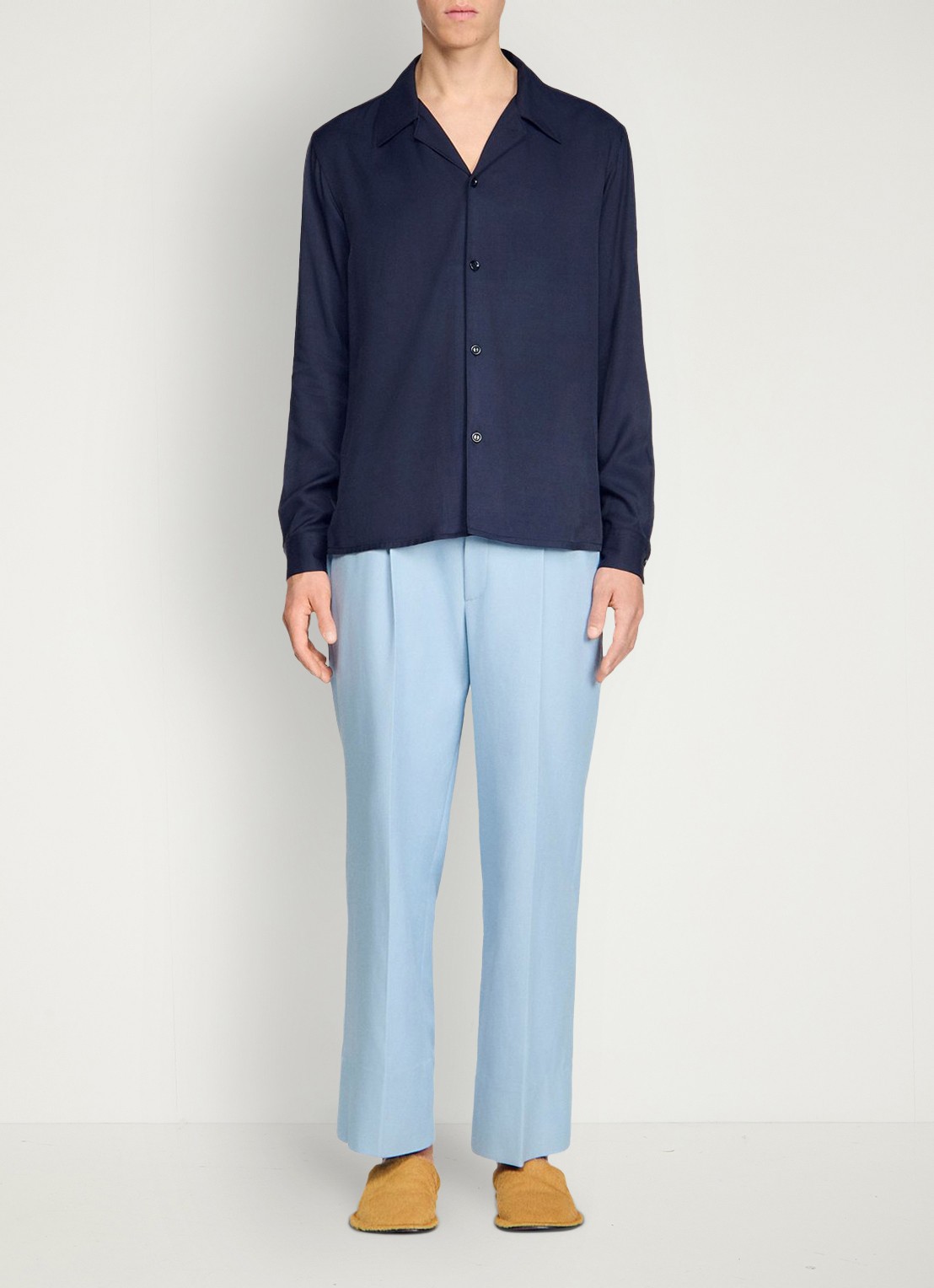 Sandro Regular fit overhemd  - detail 3 midnight blue