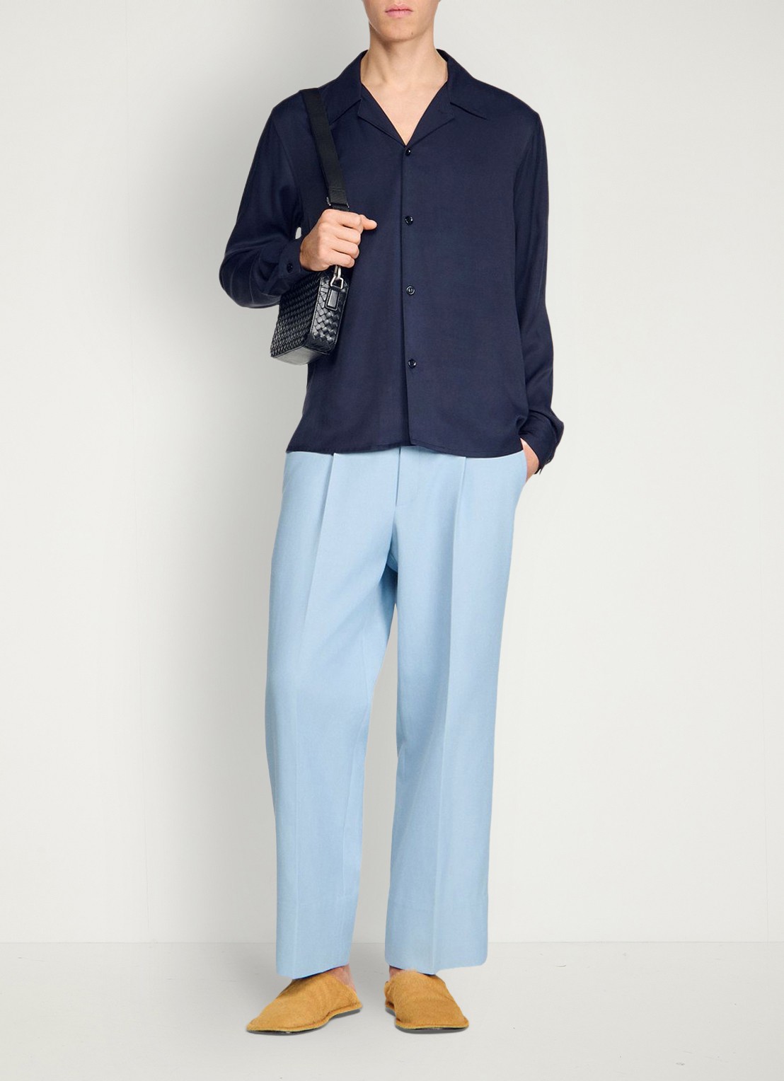 Sandro Regular fit overhemd  - voorkant 5 midnight blue