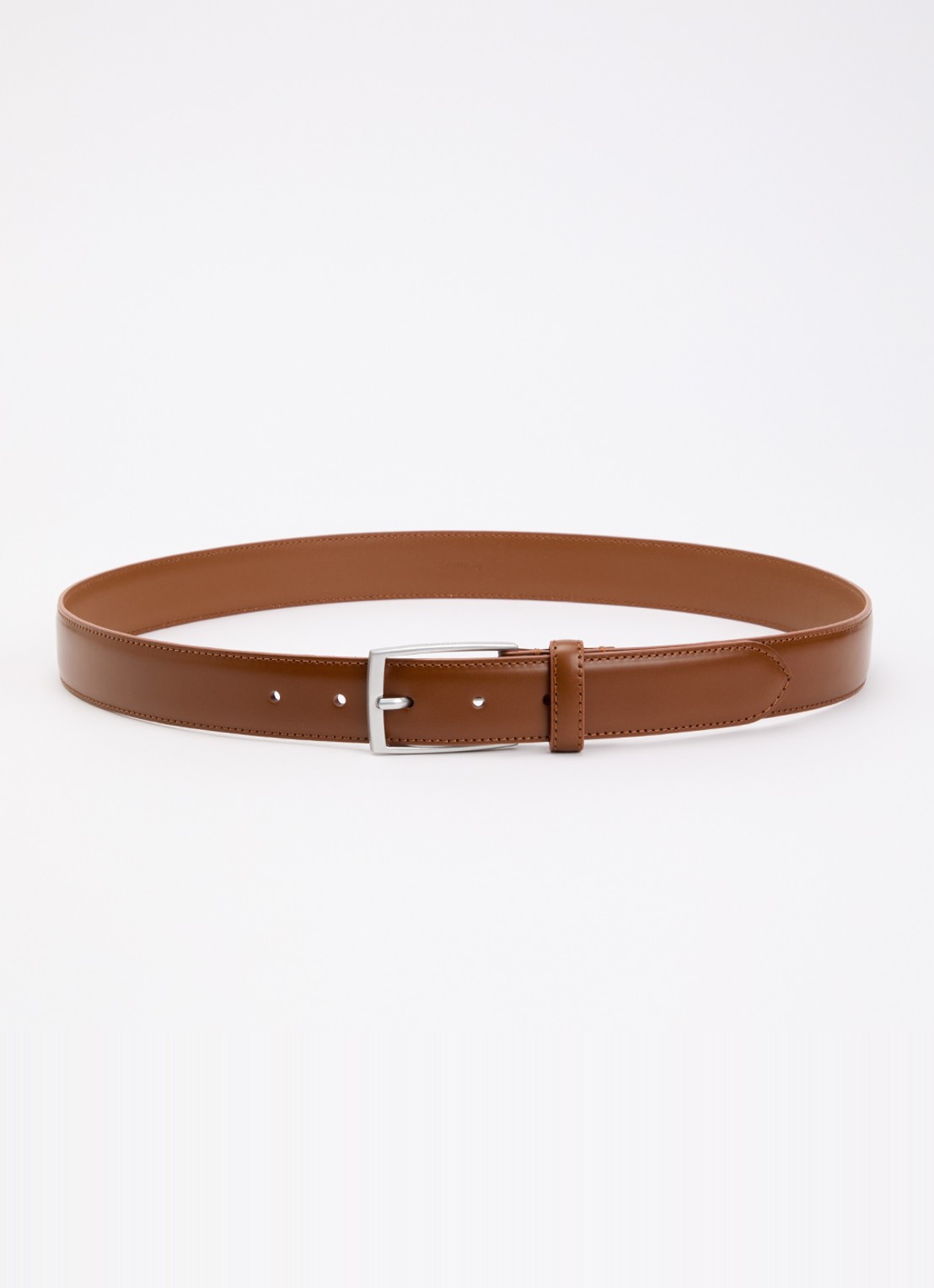 Sandro Riem van leer - voorkant bruin