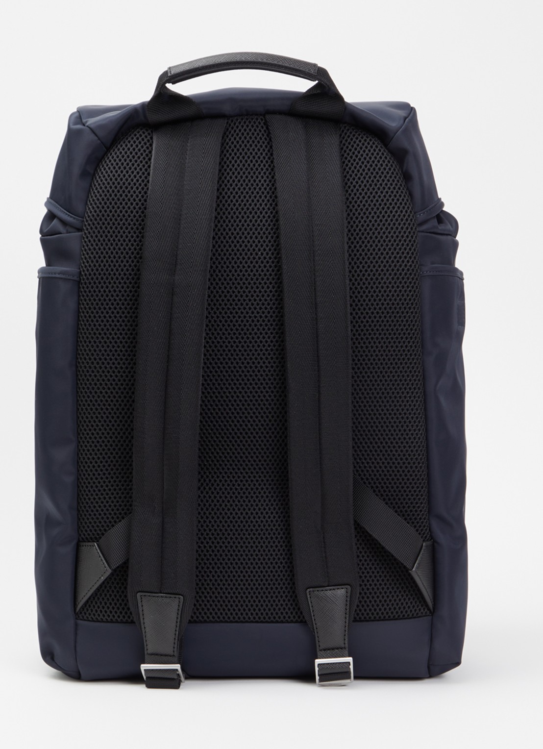 Sandro Rugzak met 14 inch laptopvak - achterkant donkerblauw