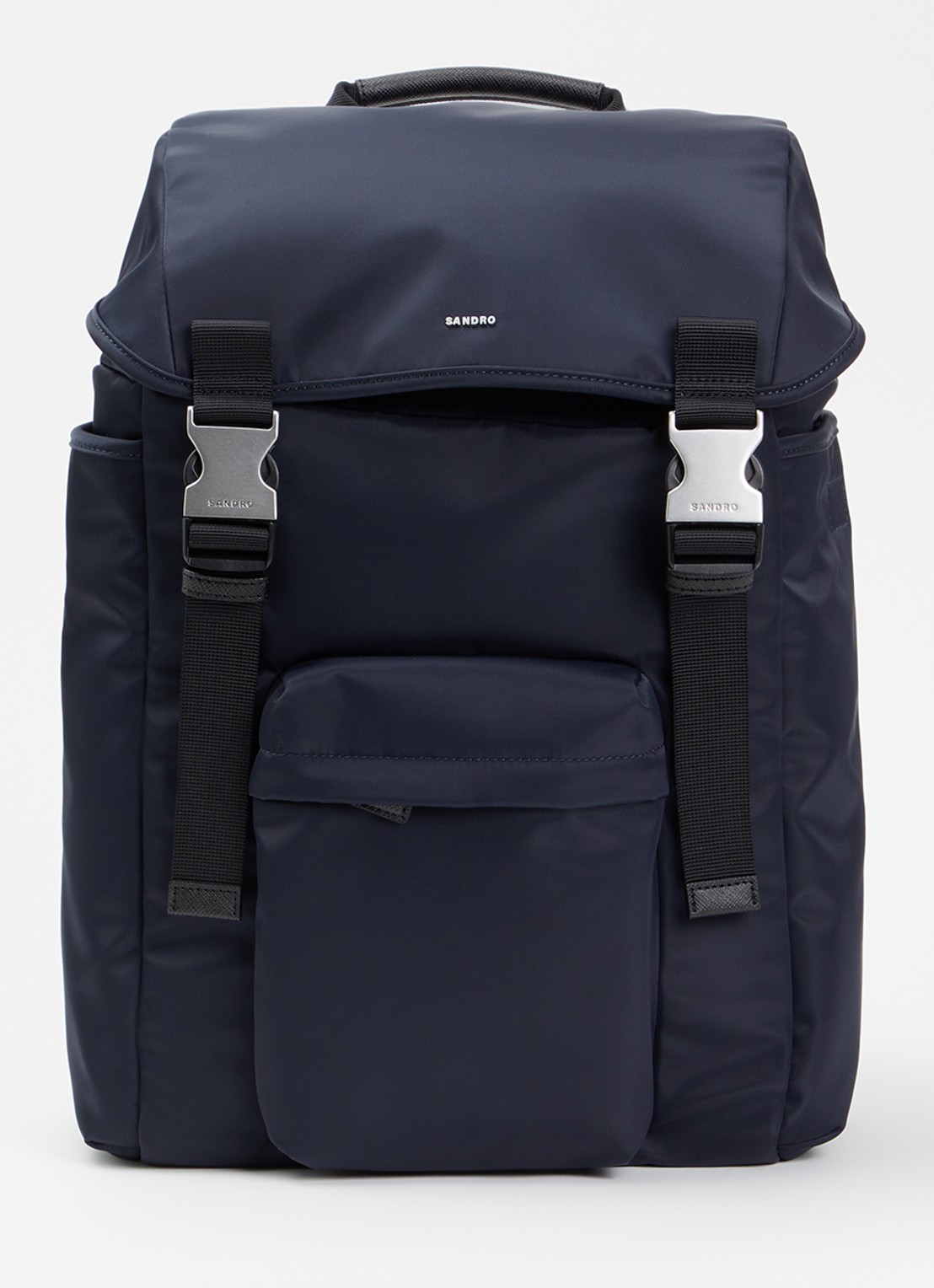 Sandro Rugzak met 14 inch laptopvak - voorkant 3 donkerblauw