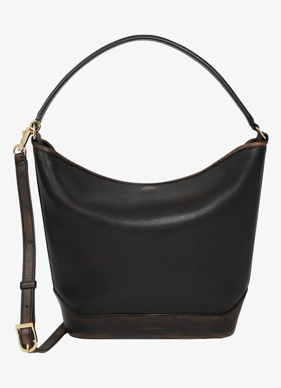 Sandro Schoudertas met afneembare schouderriem - voorkant 3 brown / bruin