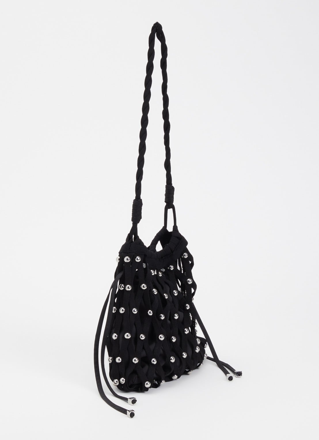 Sandro Schoudertas met studs - achterkant 6 zwart