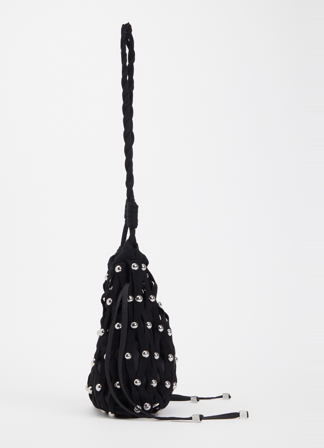 Sandro Schoudertas met studs - detail 4 zwart