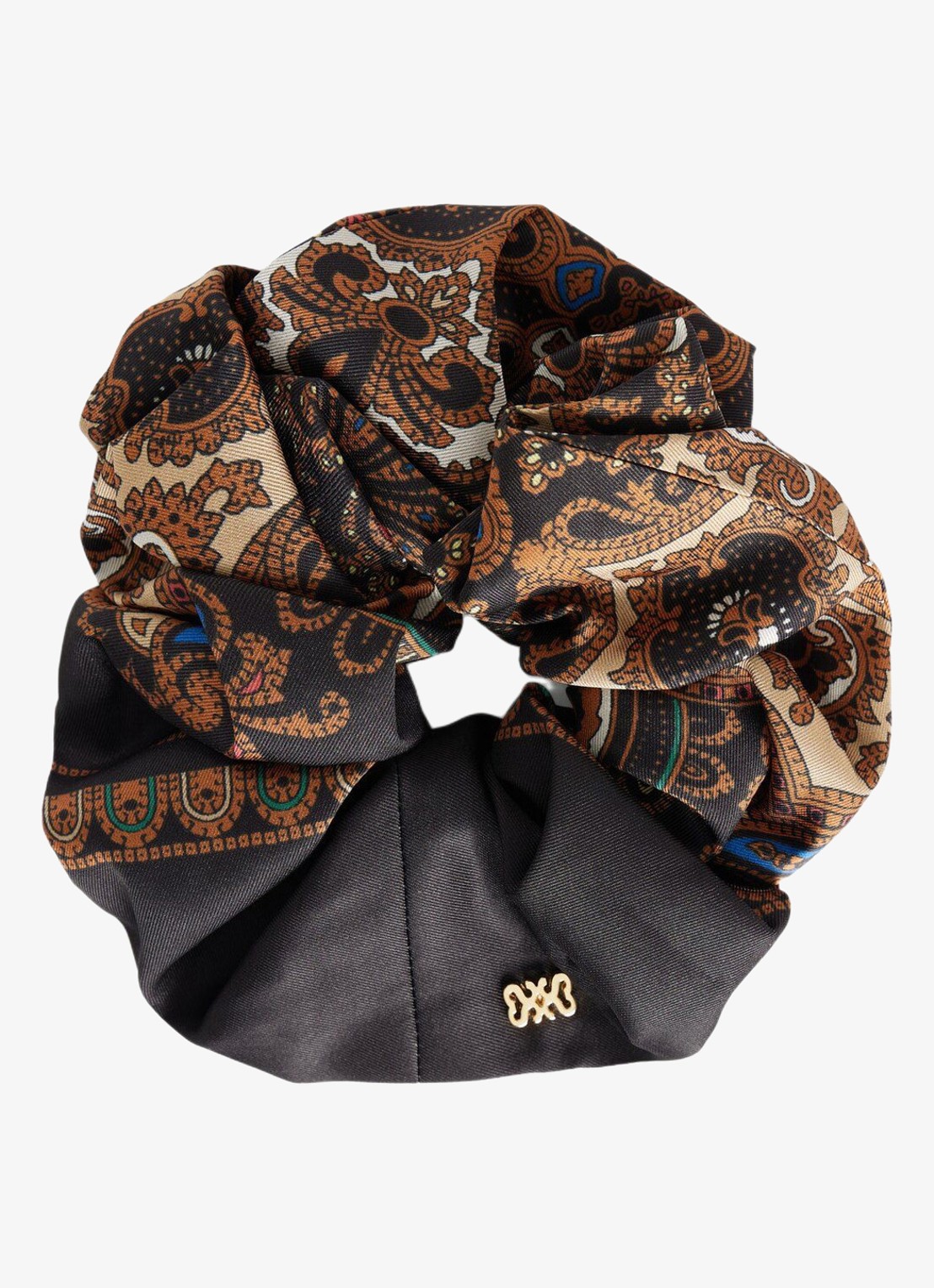 Sandro Scrunchie met print - voorkant 2 bruin