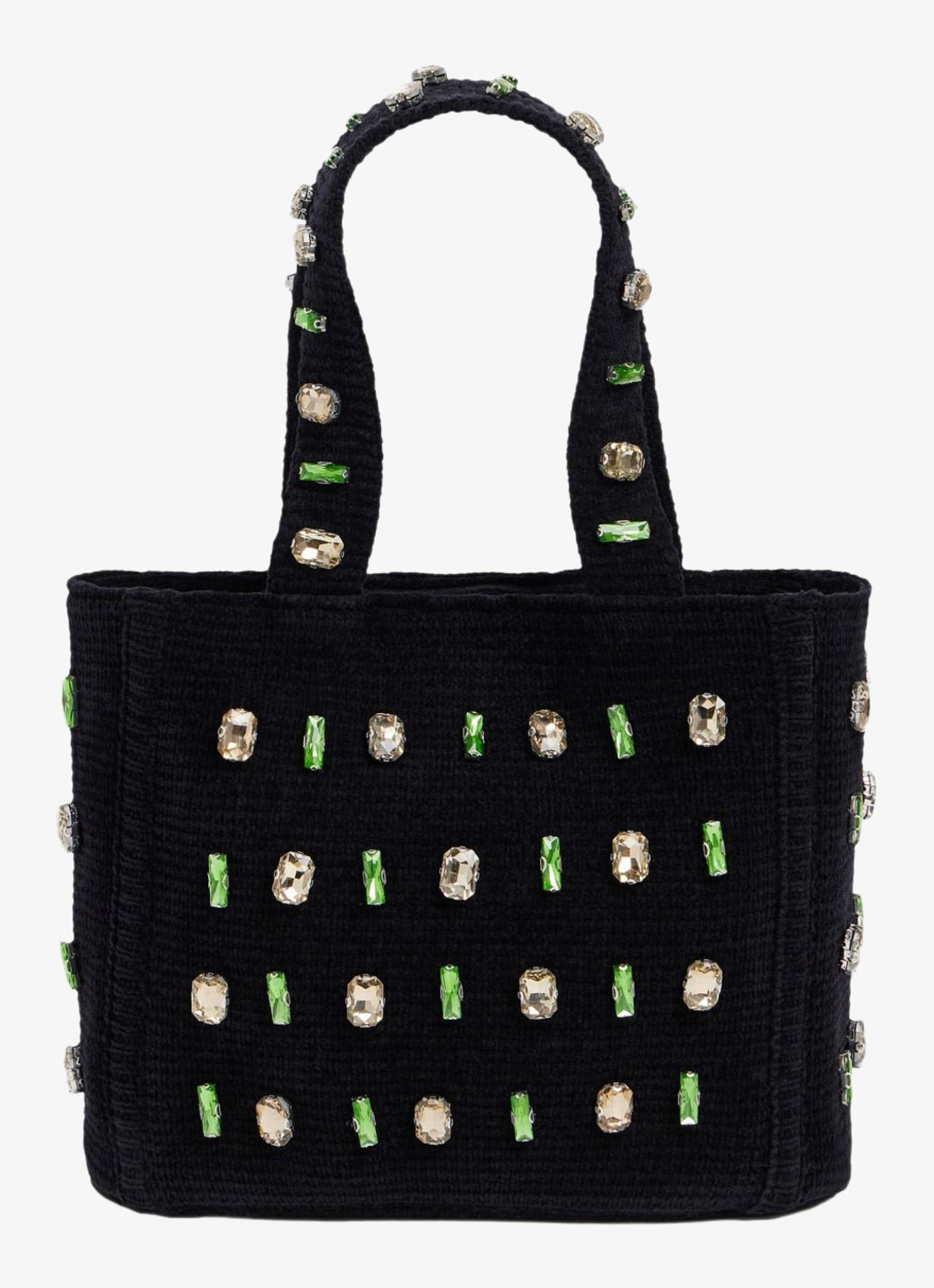 Sandro Shopper met strass - voorkant 4 black / zwart