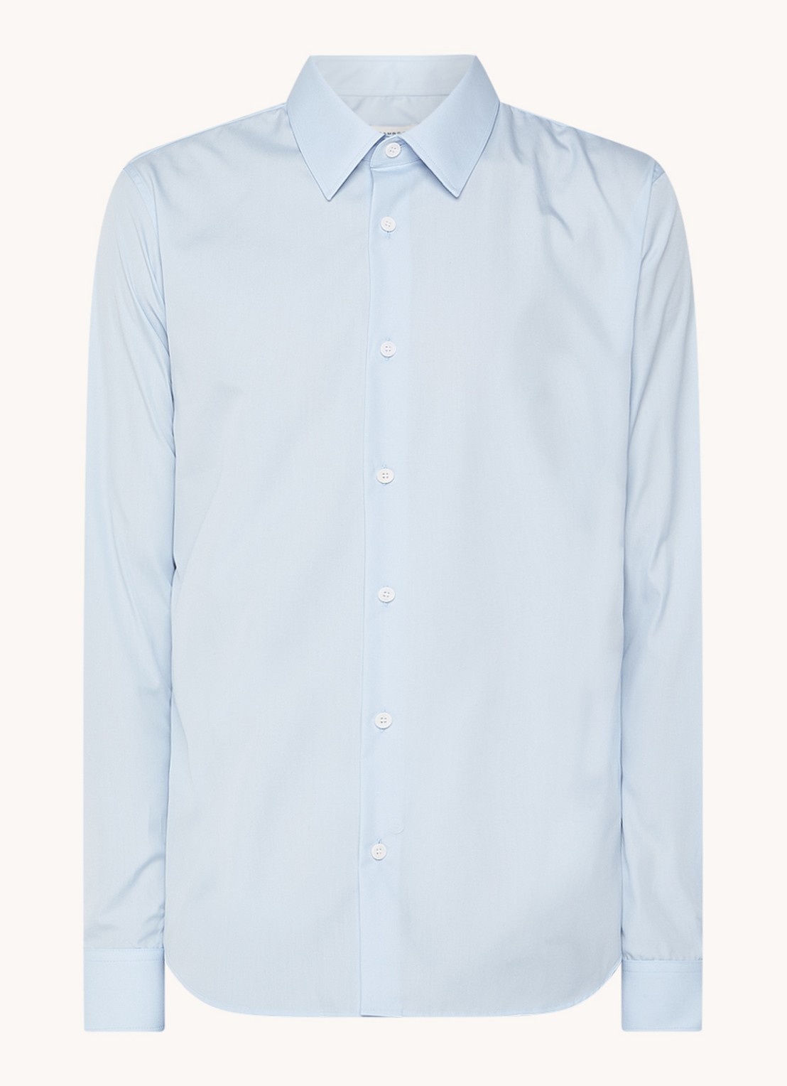 Sandro Slim fit overhemd - voorkant 3 lichtblauw
