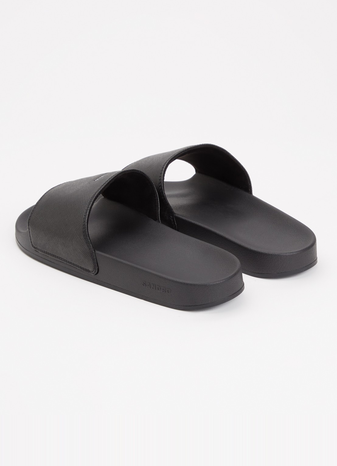 Sandro Slipper met logo - achterkant zwart