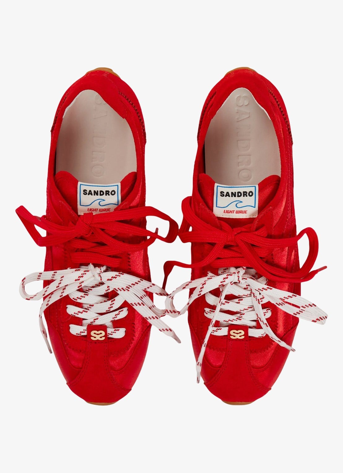 Sandro Sneaker met logo - detail rood