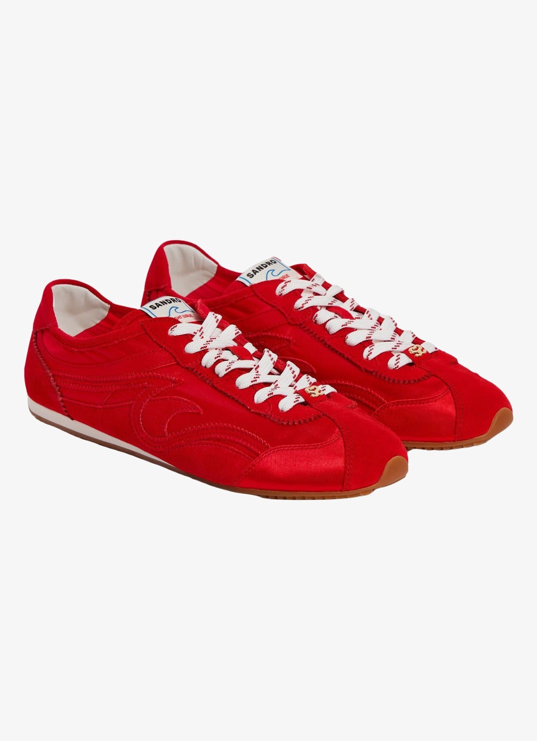 Sandro Sneaker met logo - detail 2 rood