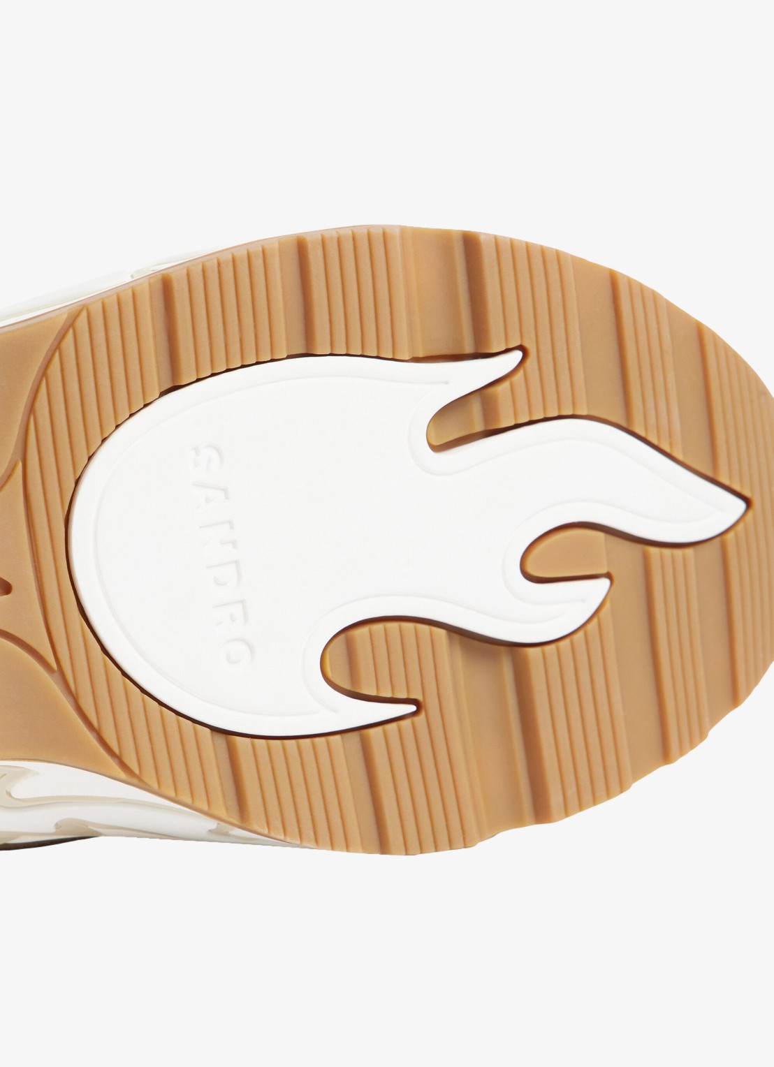 Sandro Sneaker met suède details - detail 5 beige